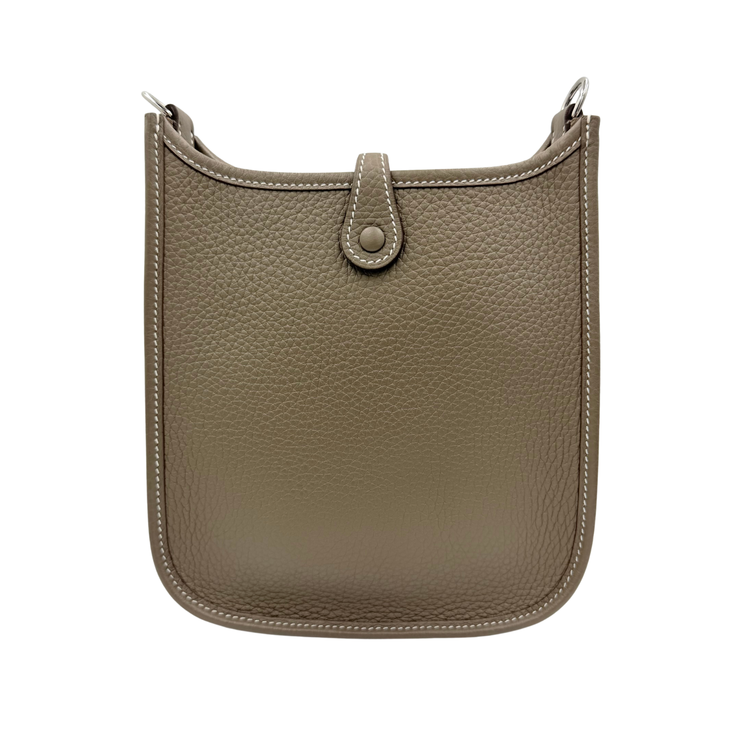Hermès Clemence Evelyne II TPM 16 Etoupe Palladium Hardware