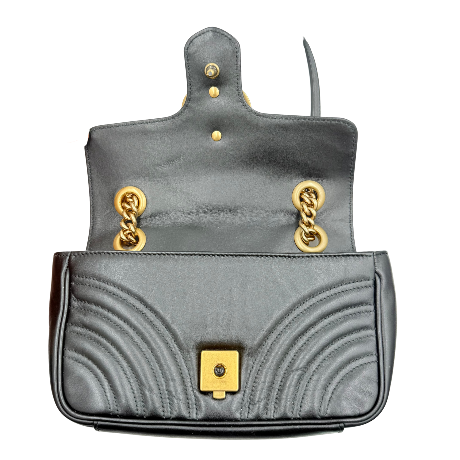 Gucci Small GG Marmont Bag Black