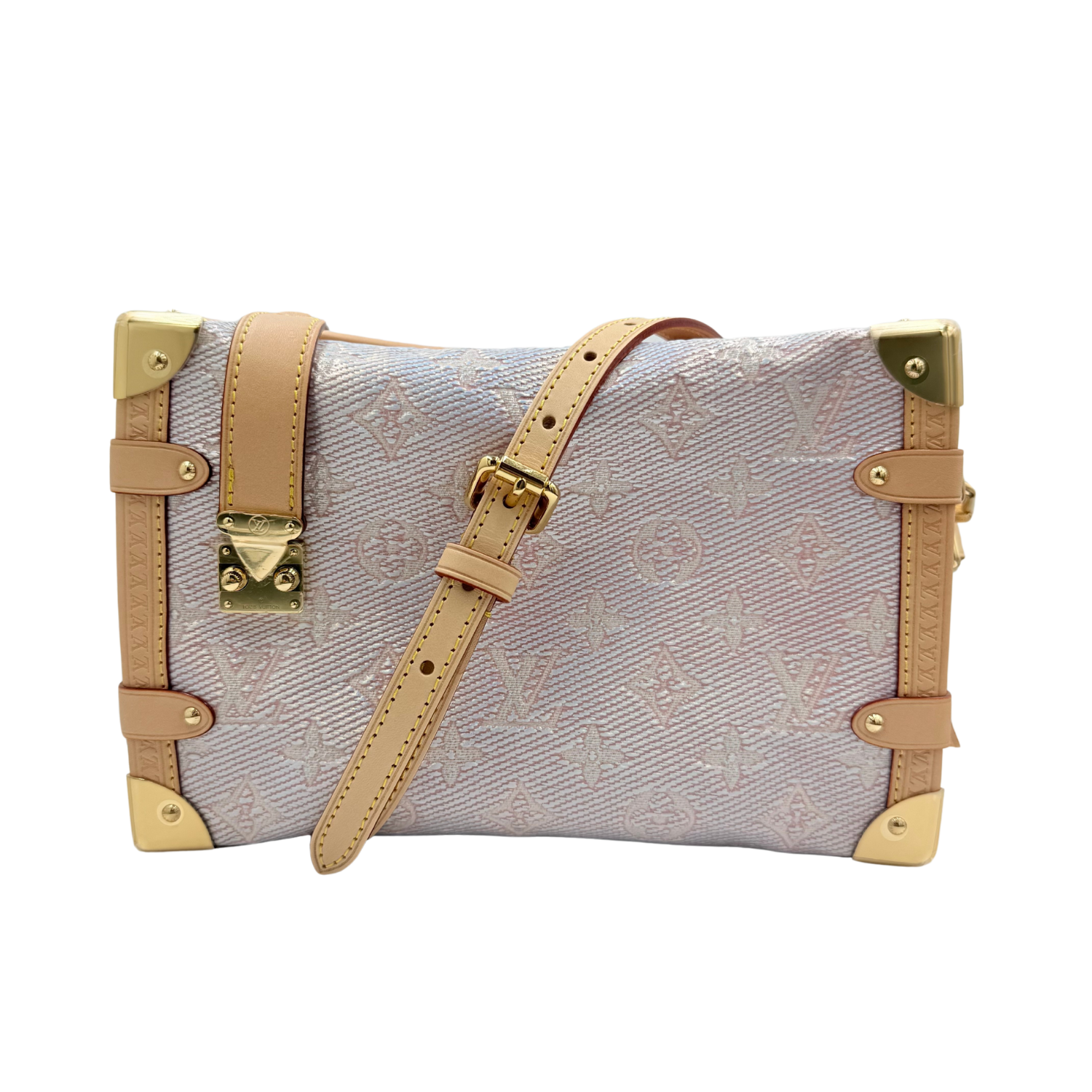 Louis Vuitton LV Monoglam Side Trunk MM Pink