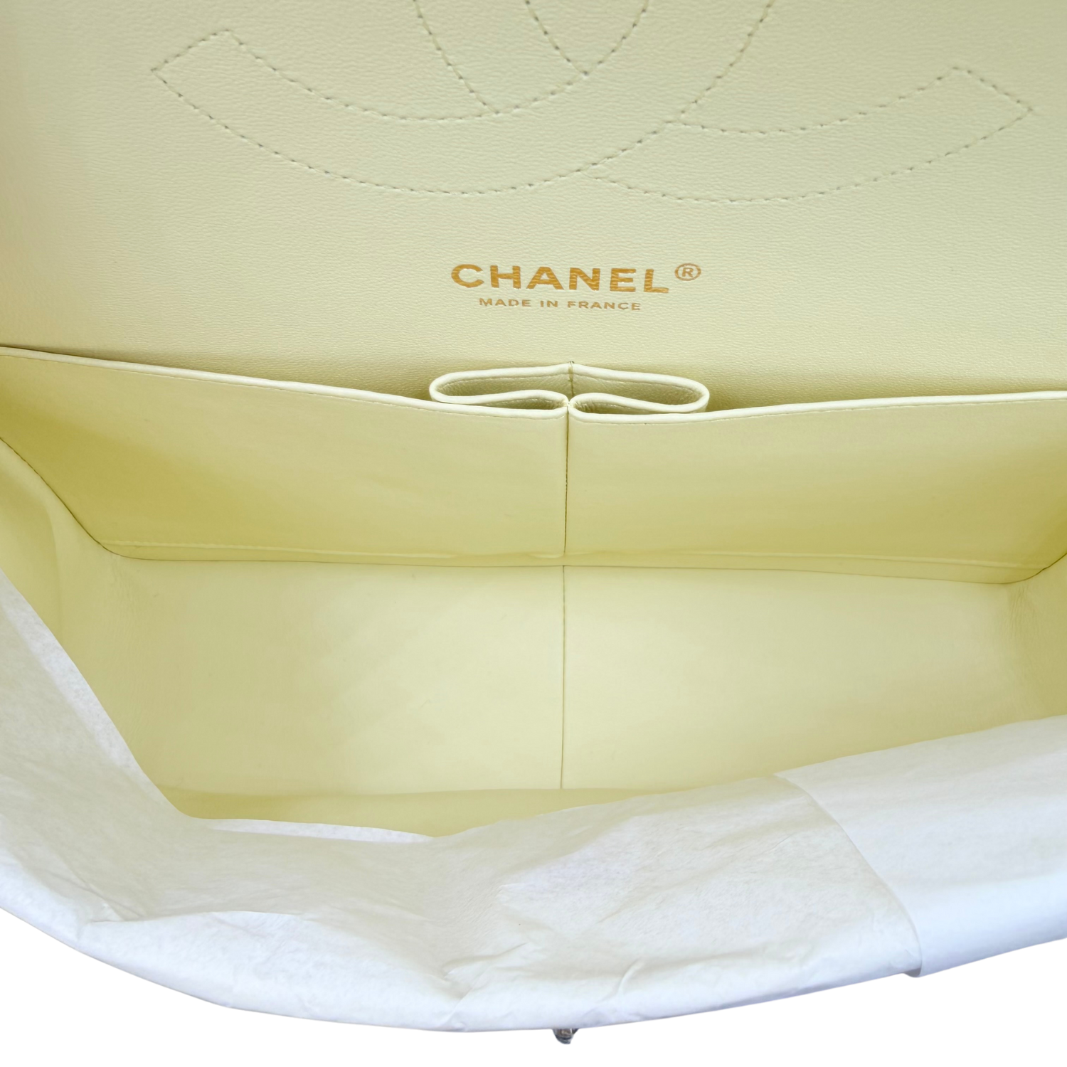 Chanel Jumbo Classic Double Flap Bag Light Green