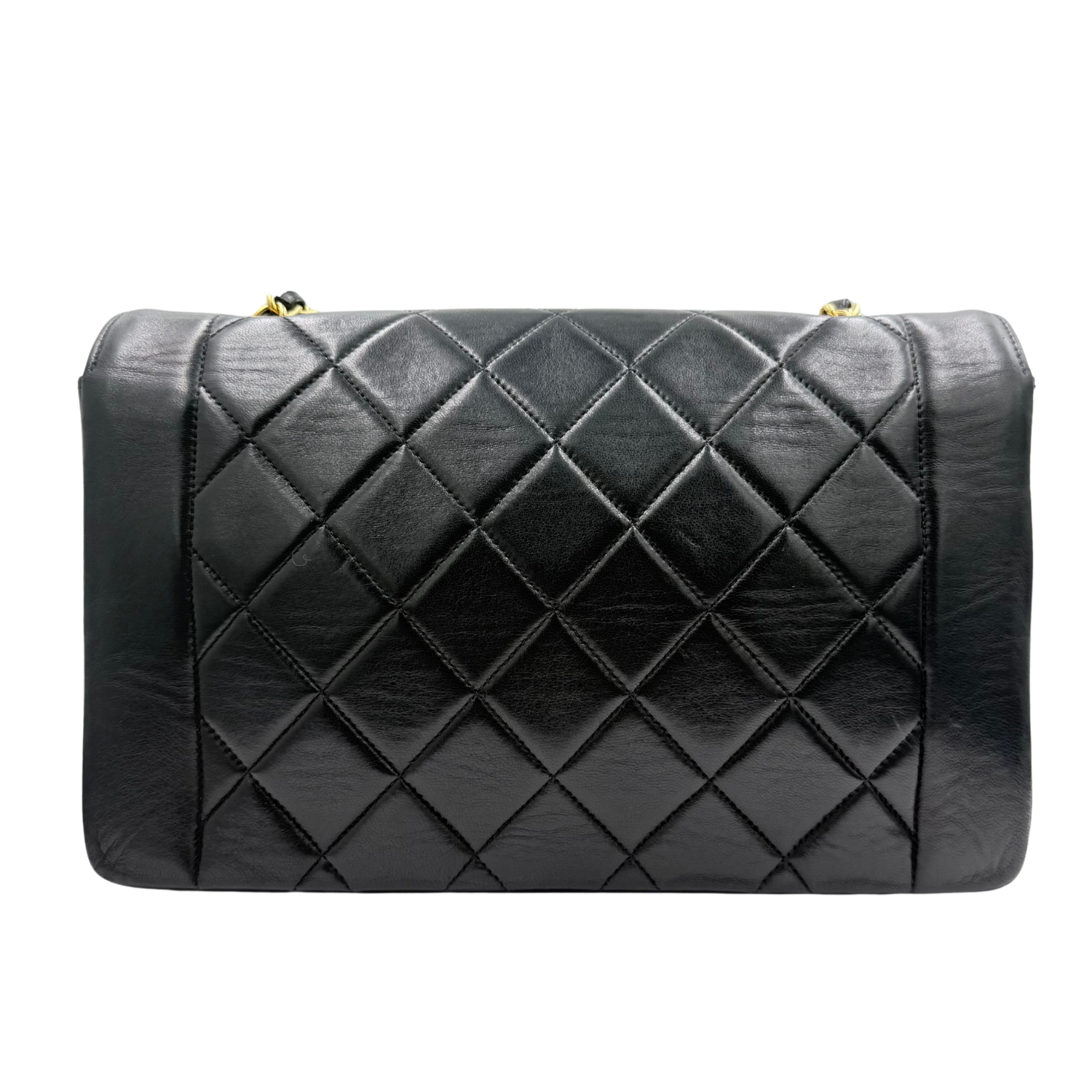 Chanel Medium Vintage Diana 90's Flap Bag Black