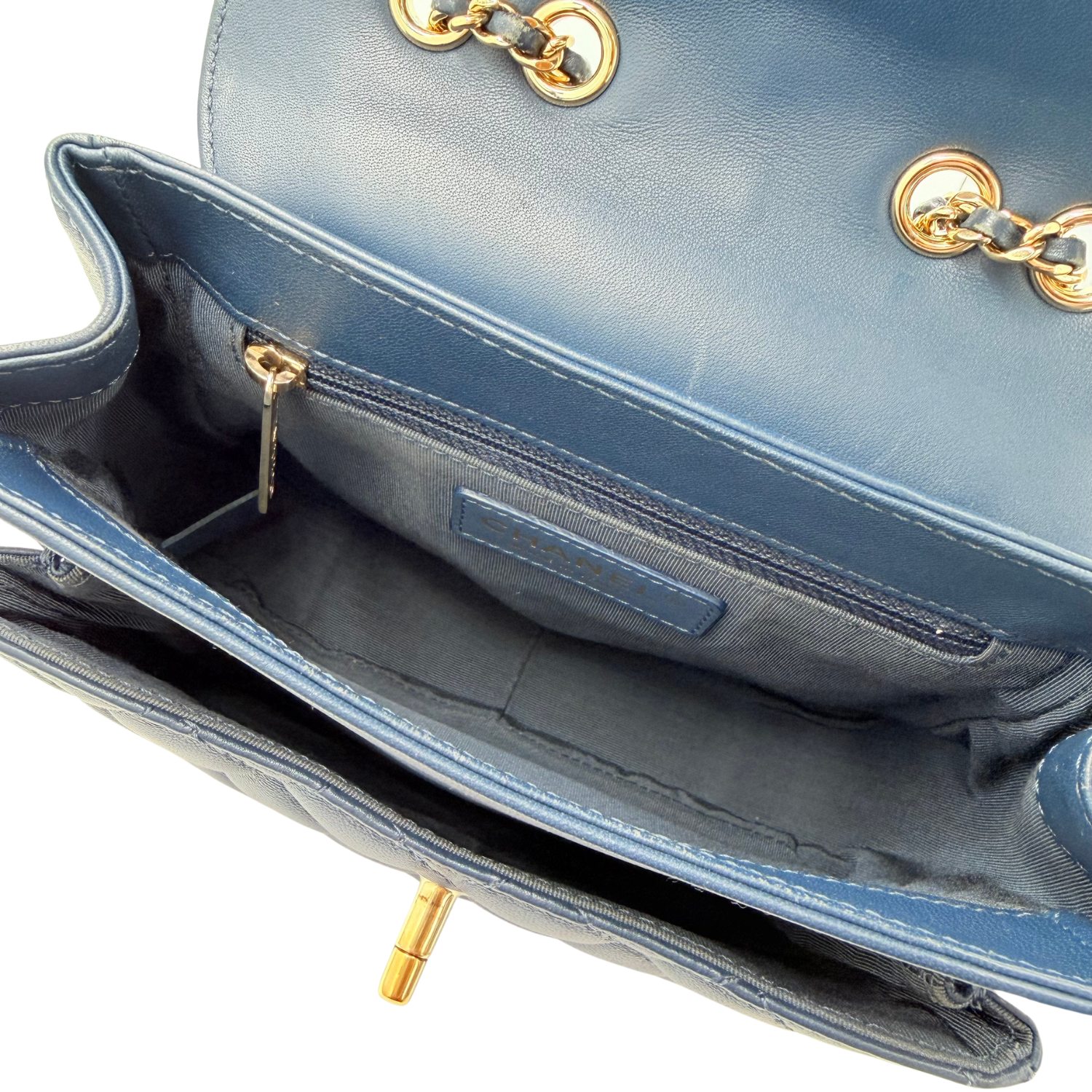 Chanel Lovely Day Flap Bag Navy