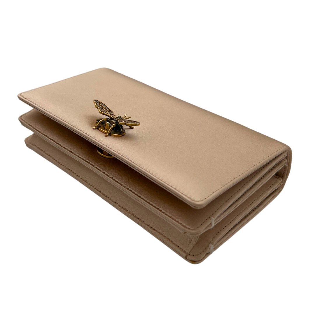 Dior Pink Satin D-Bee Clutch