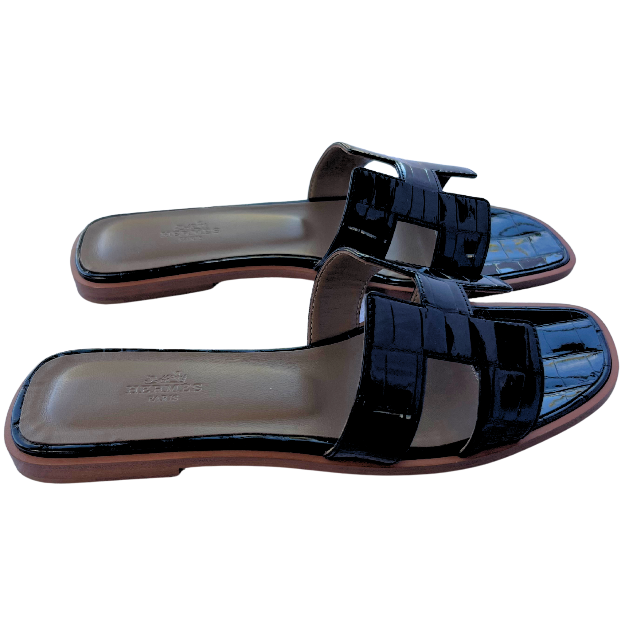 Hermès Oran Shiny Alligator