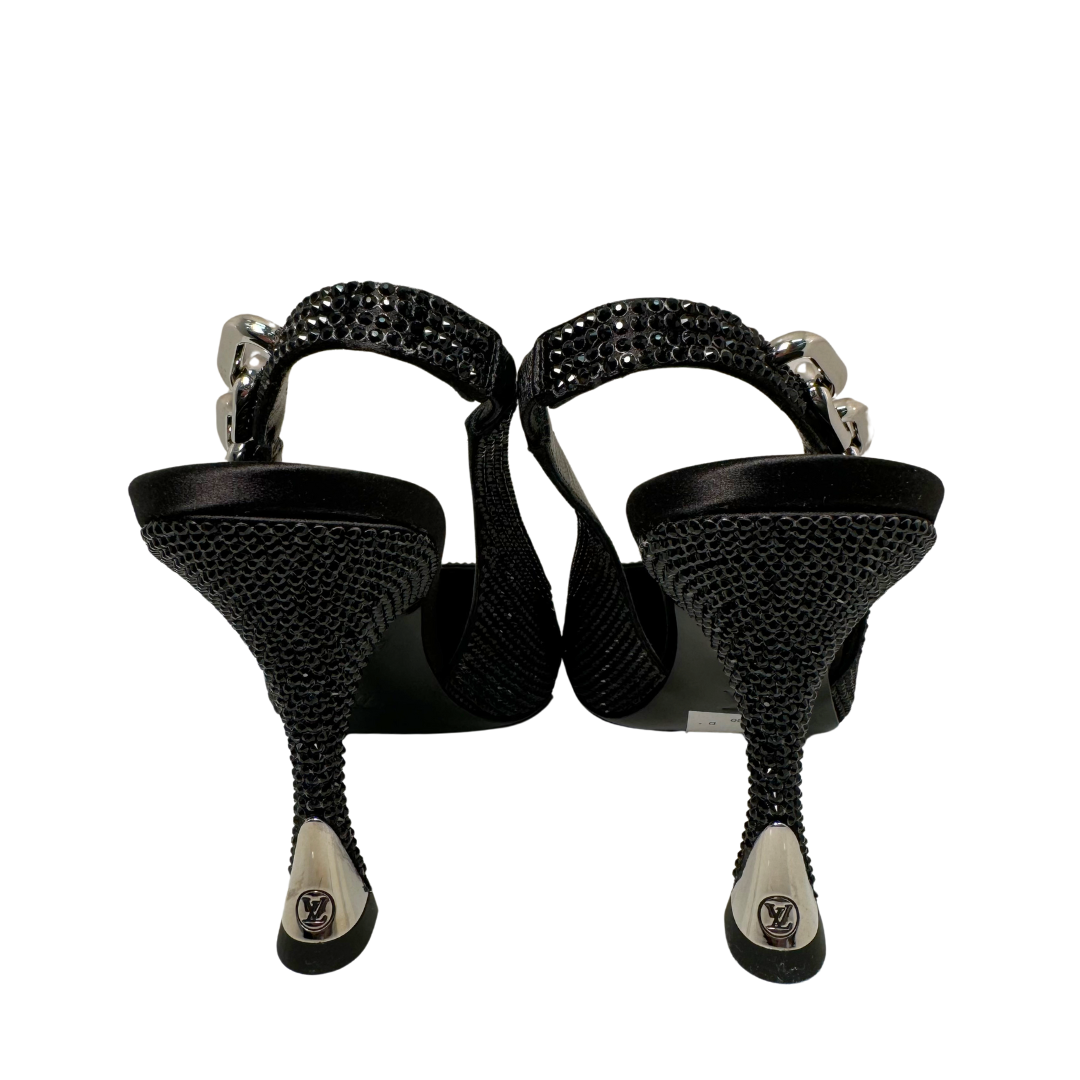 Louis Vuitton Slingback Heels Black