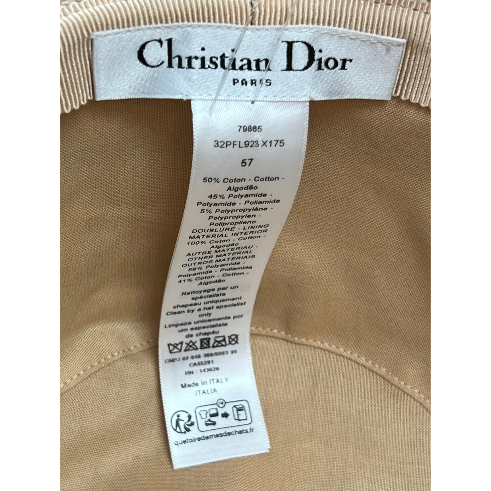 Christian Dior Floral Bucket Hat