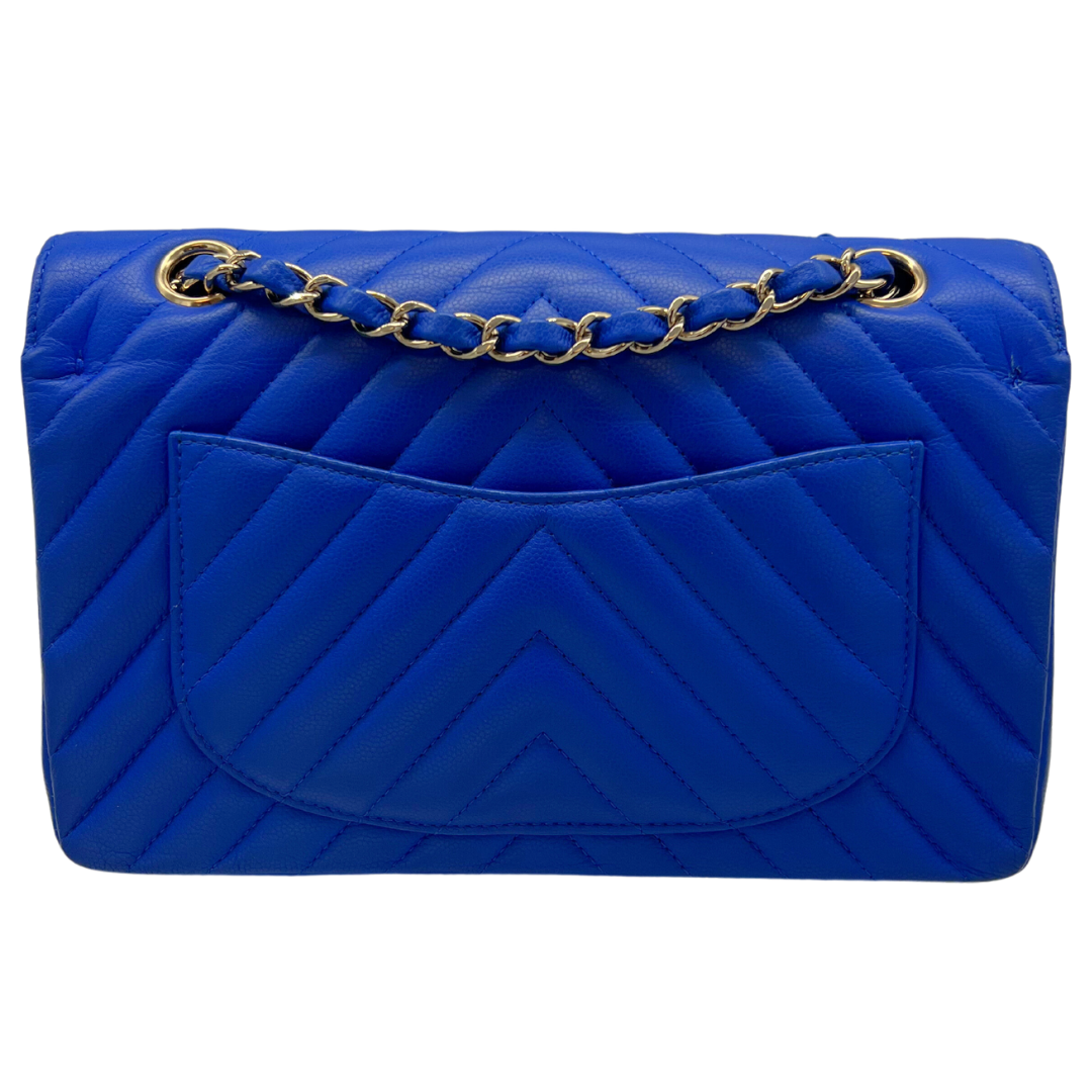 Chanel Small Classic Double Flap Blue