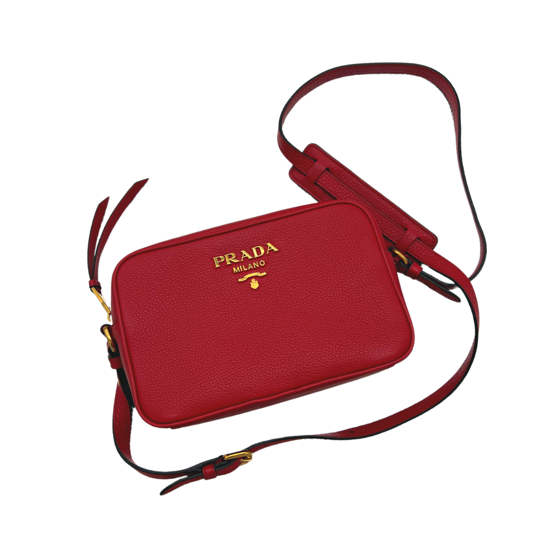 Prada Camera Bag Red