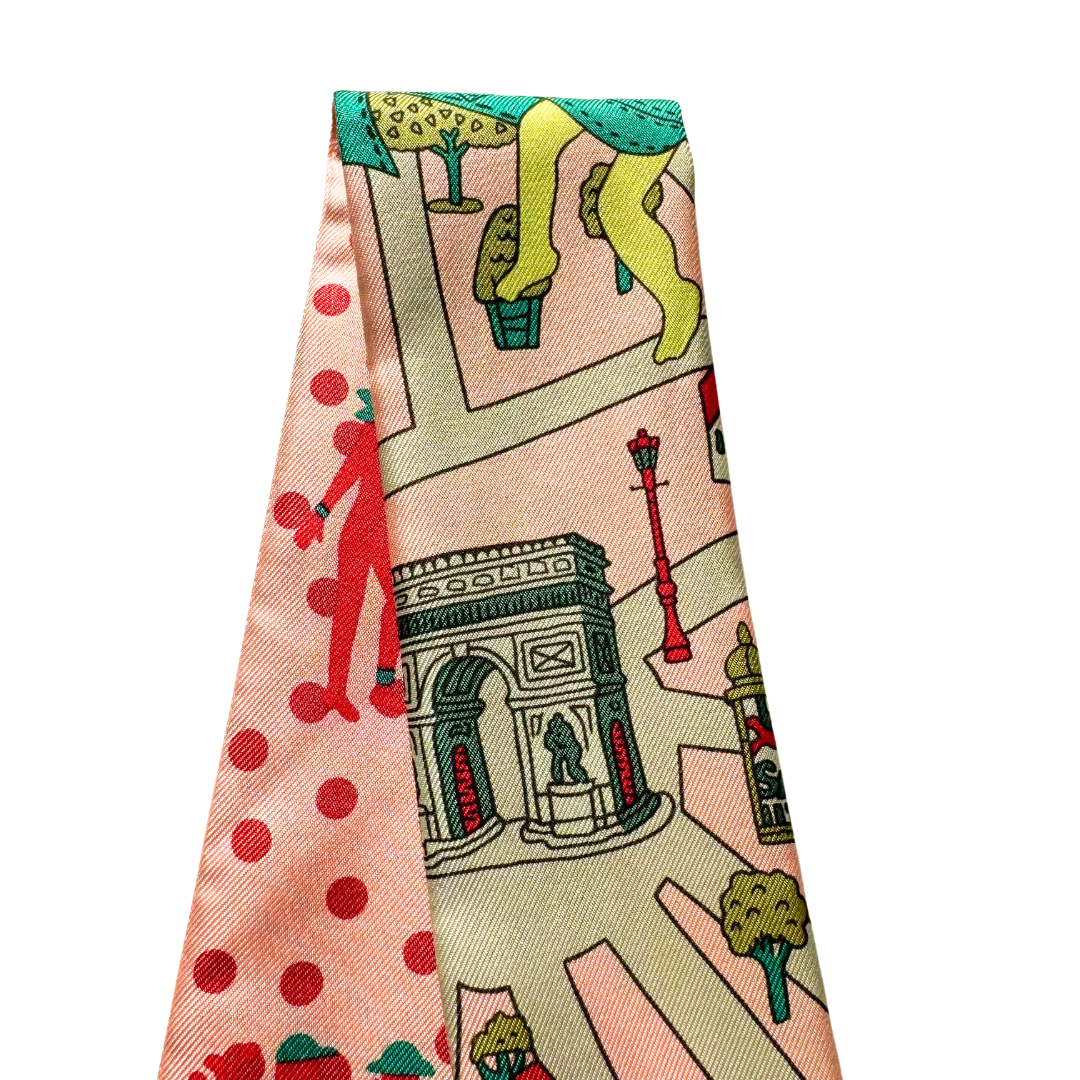Hermès Les Nouveaux Amoureux Silk Twilly