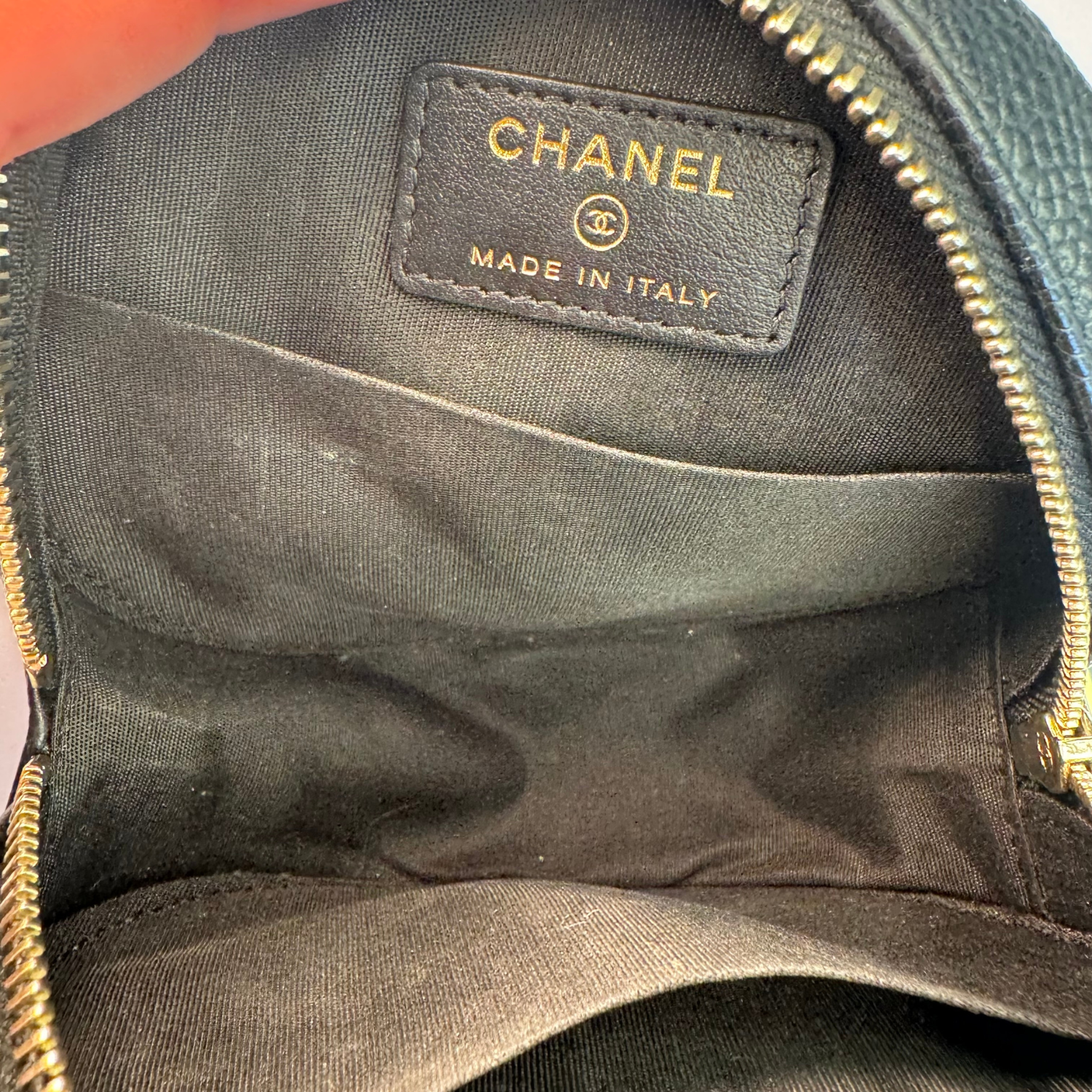 Chanel Caviar Quilted Round Filigree Crossbody