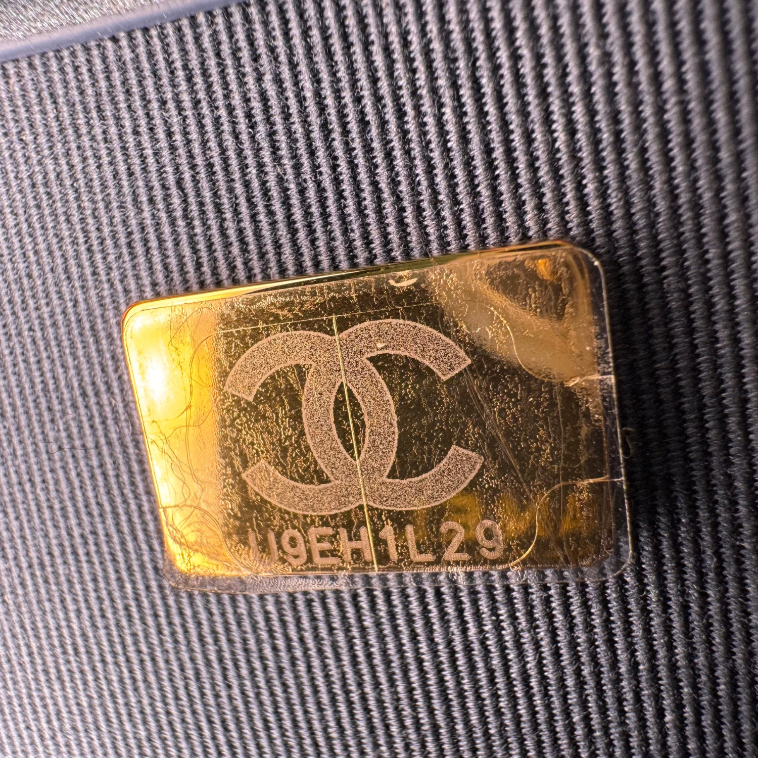 Chanel Small Messenger Denim Bag
