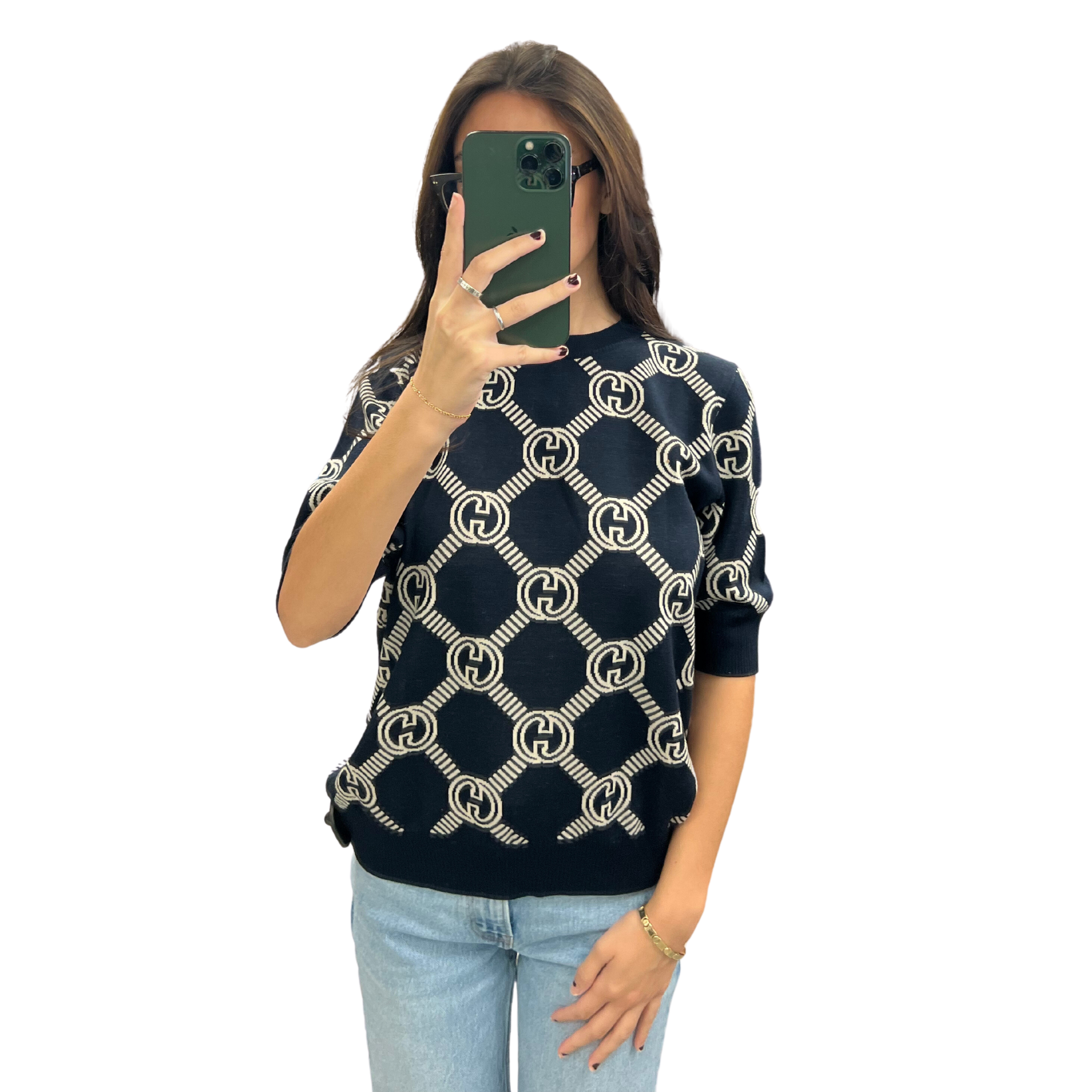 Gucci Reversible Wool Jacquard