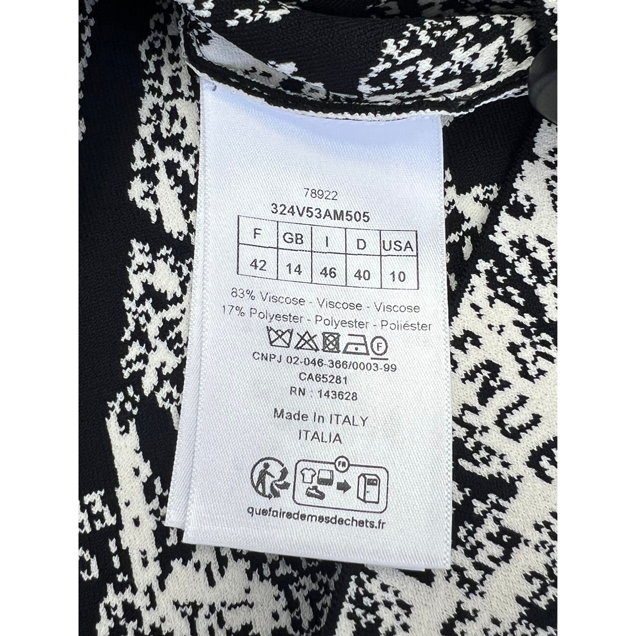 Christian Dior Plan de Paris Jacket