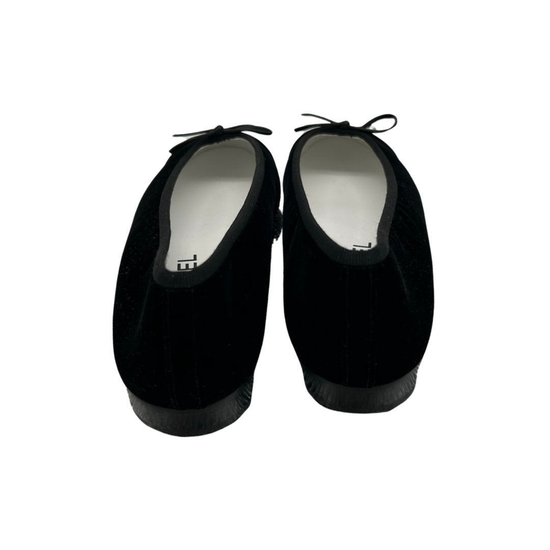 Chanel Velvet Ballet Flats