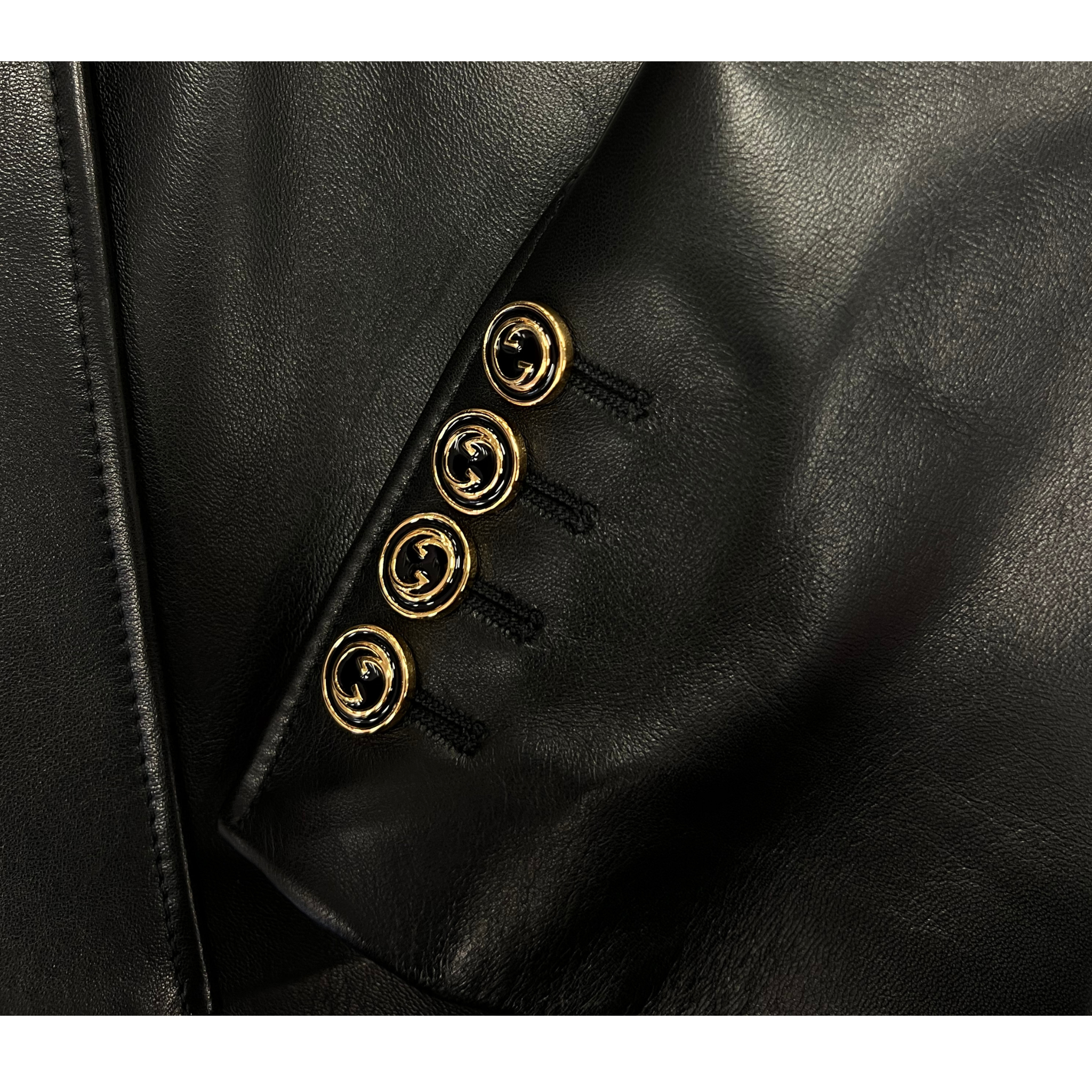 Gucci Leather Blazer