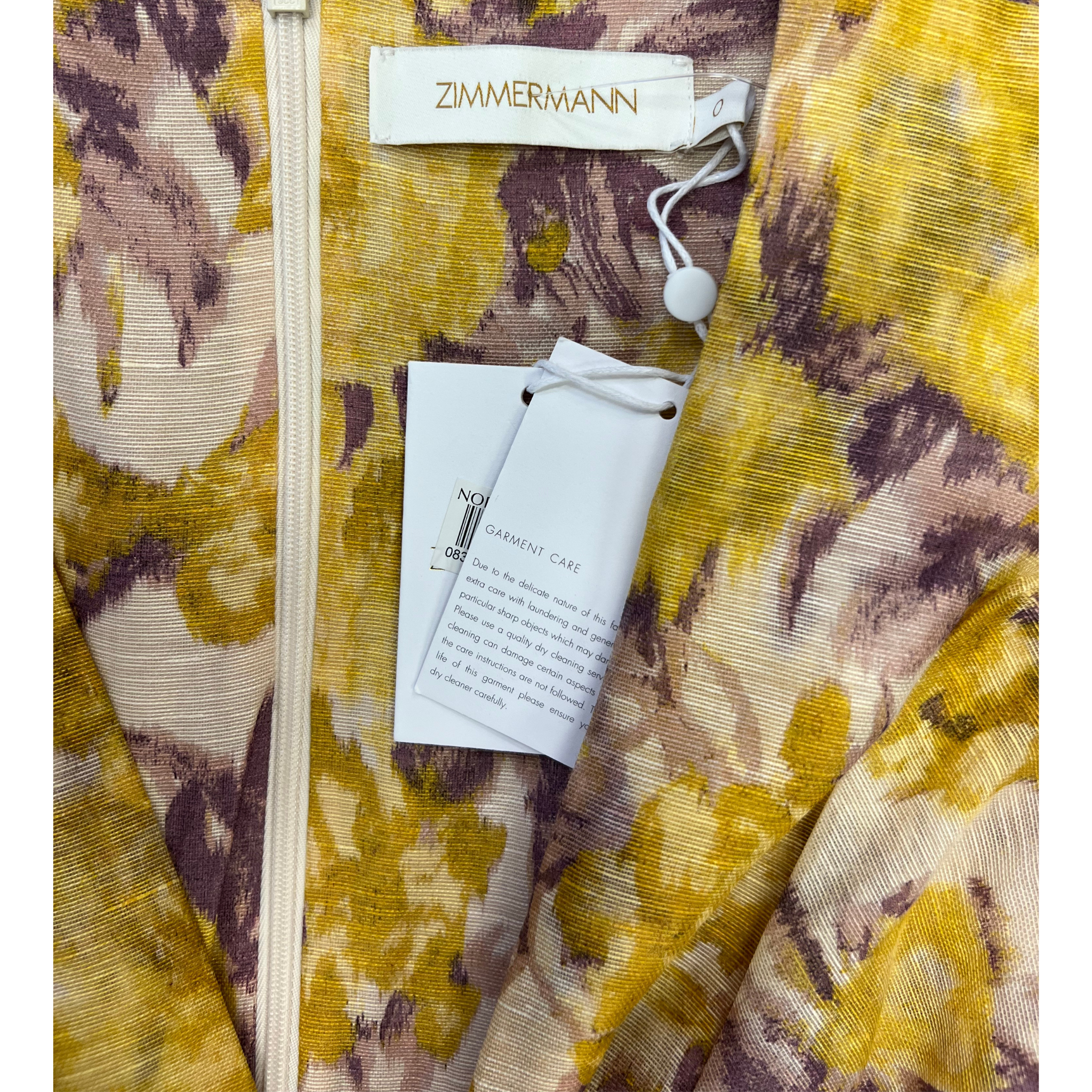 Zimmermann High Tide Peplum Mini