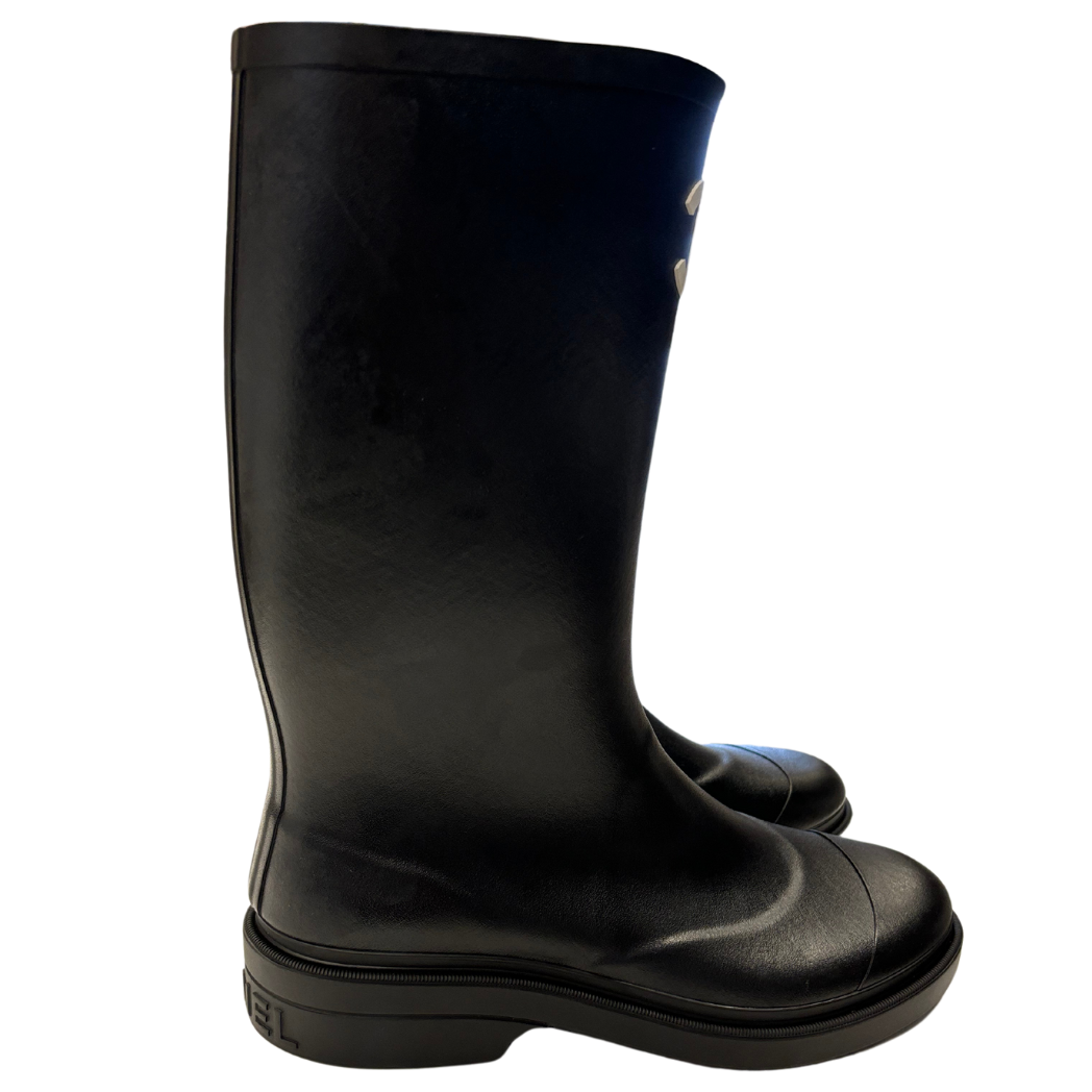 Chanel Caoutchouk High Boots