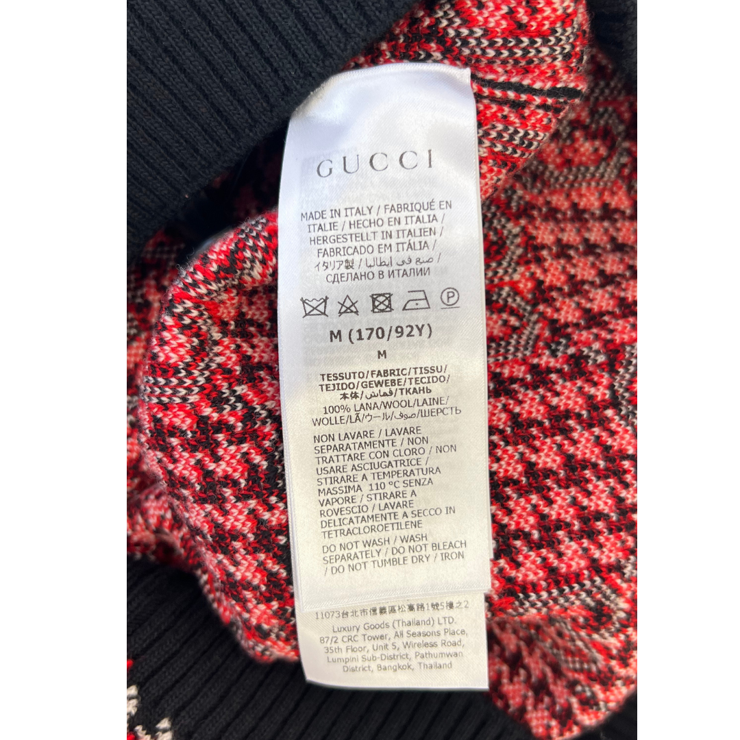 Gucci GG Wool Houndstooth Top
