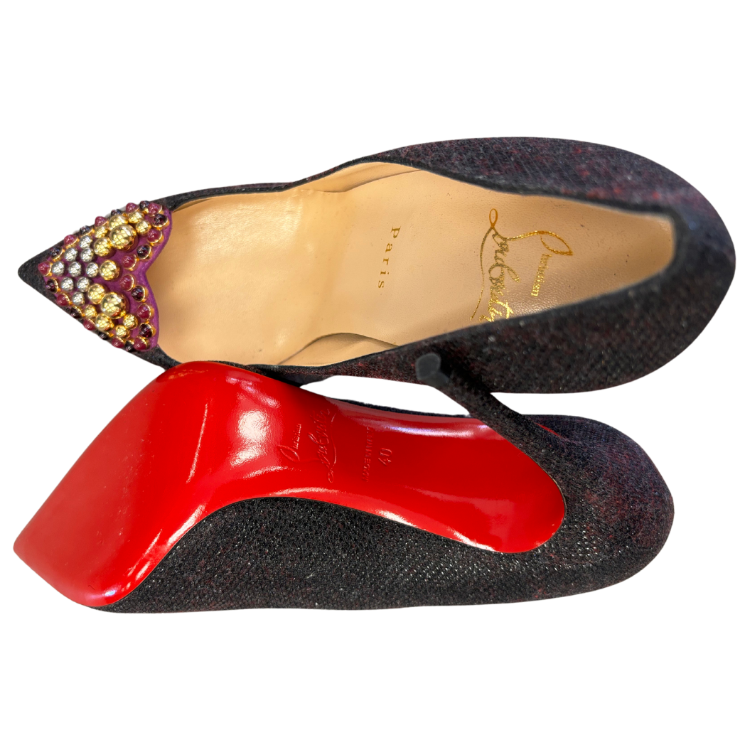 Louboutin Heart Coralta Mia Pumps