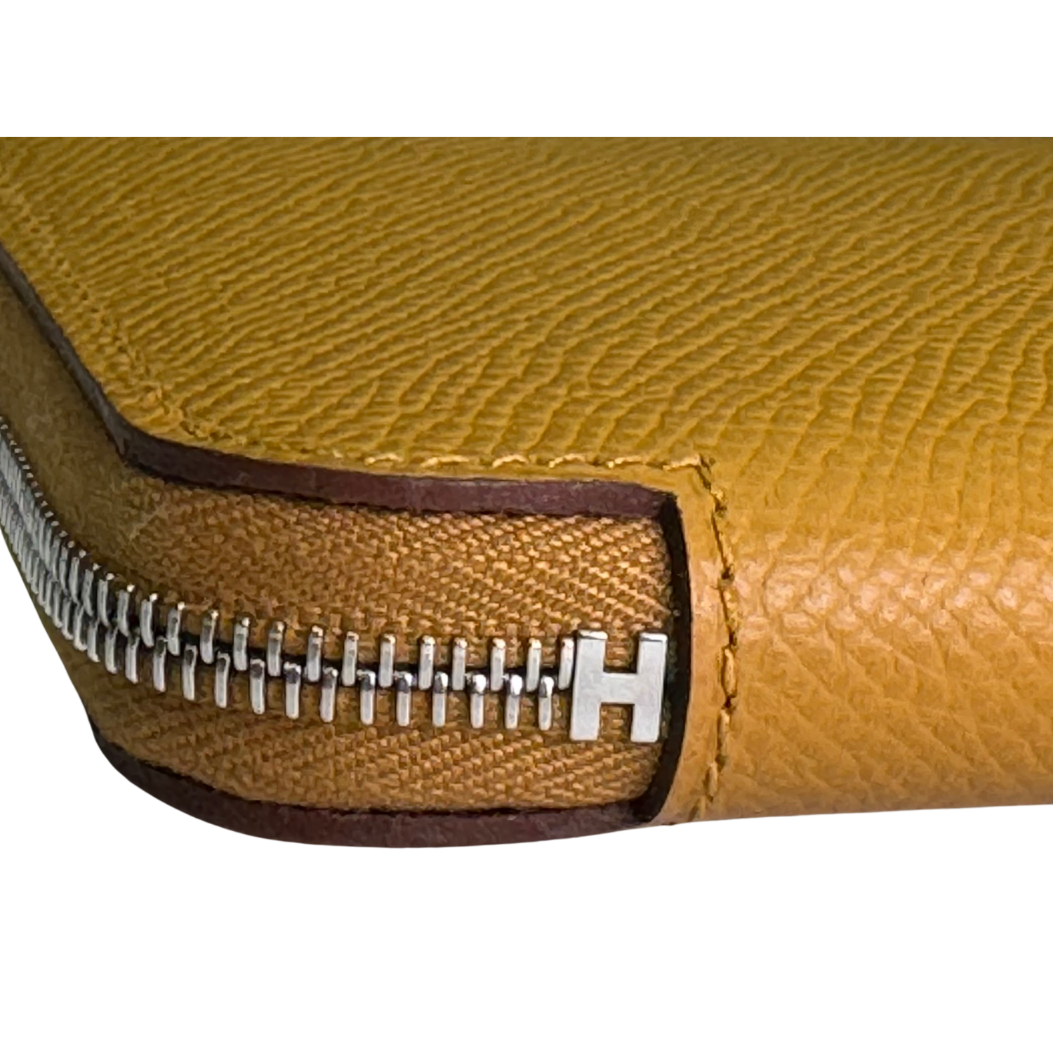 Hermès Epsom Silk'in Compact Wallet Sesame