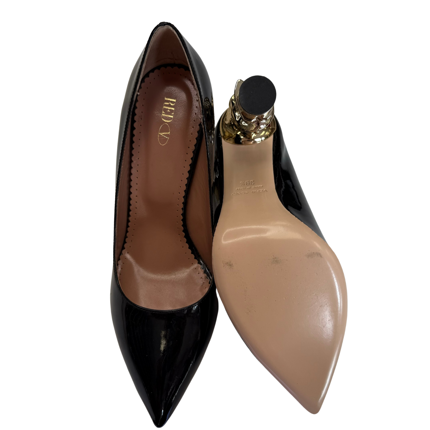 Valentino Snow White Collection Disney Pointed Toe Pumps Black