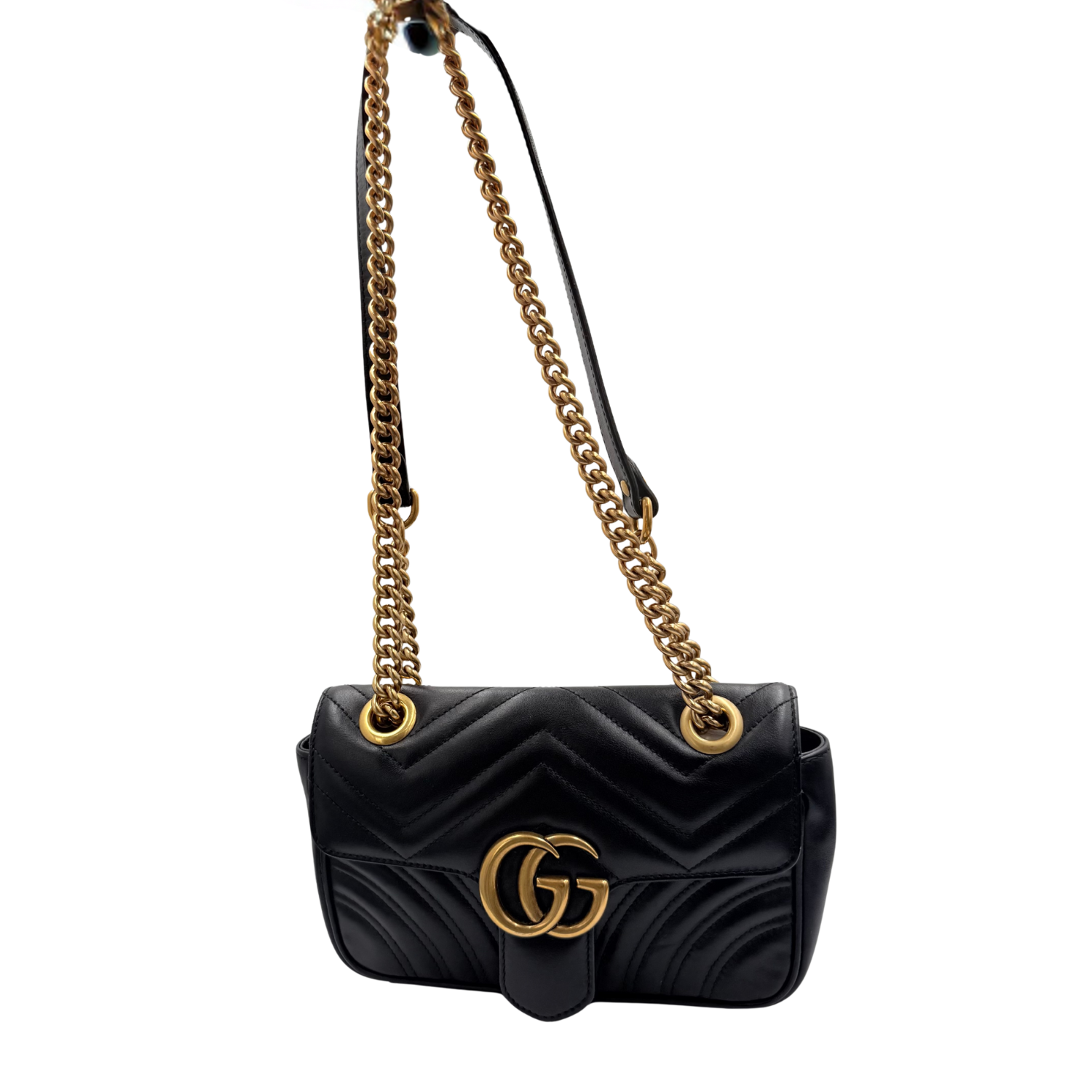 Gucci Small GG Marmont Bag Black
