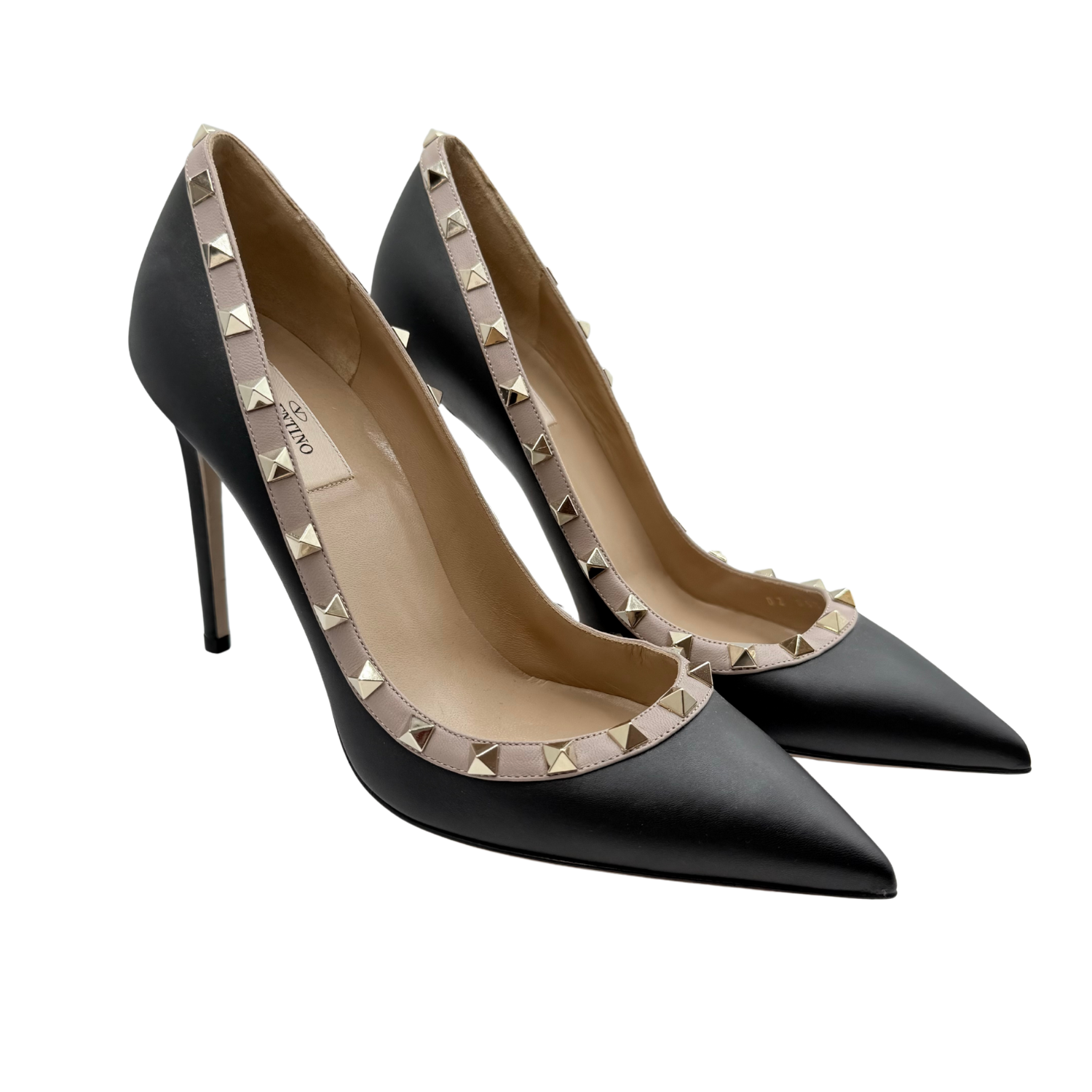 Valentino Studded Accents Pumps Black