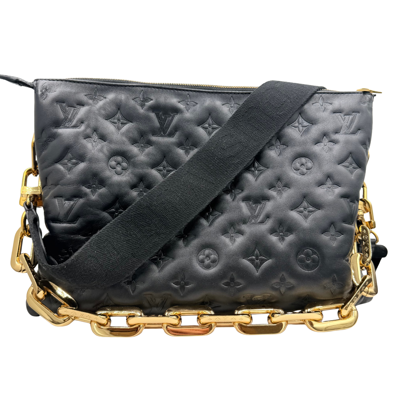 Black Monogram Coussin MM