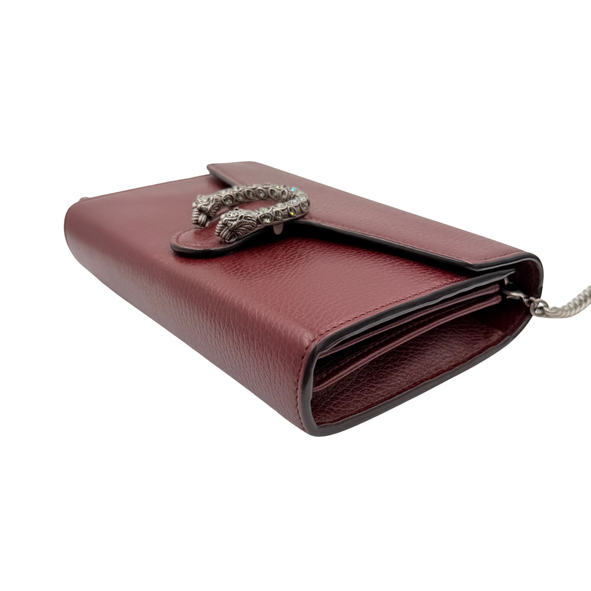 Small Dionysus Wallet on Chain Burgundy