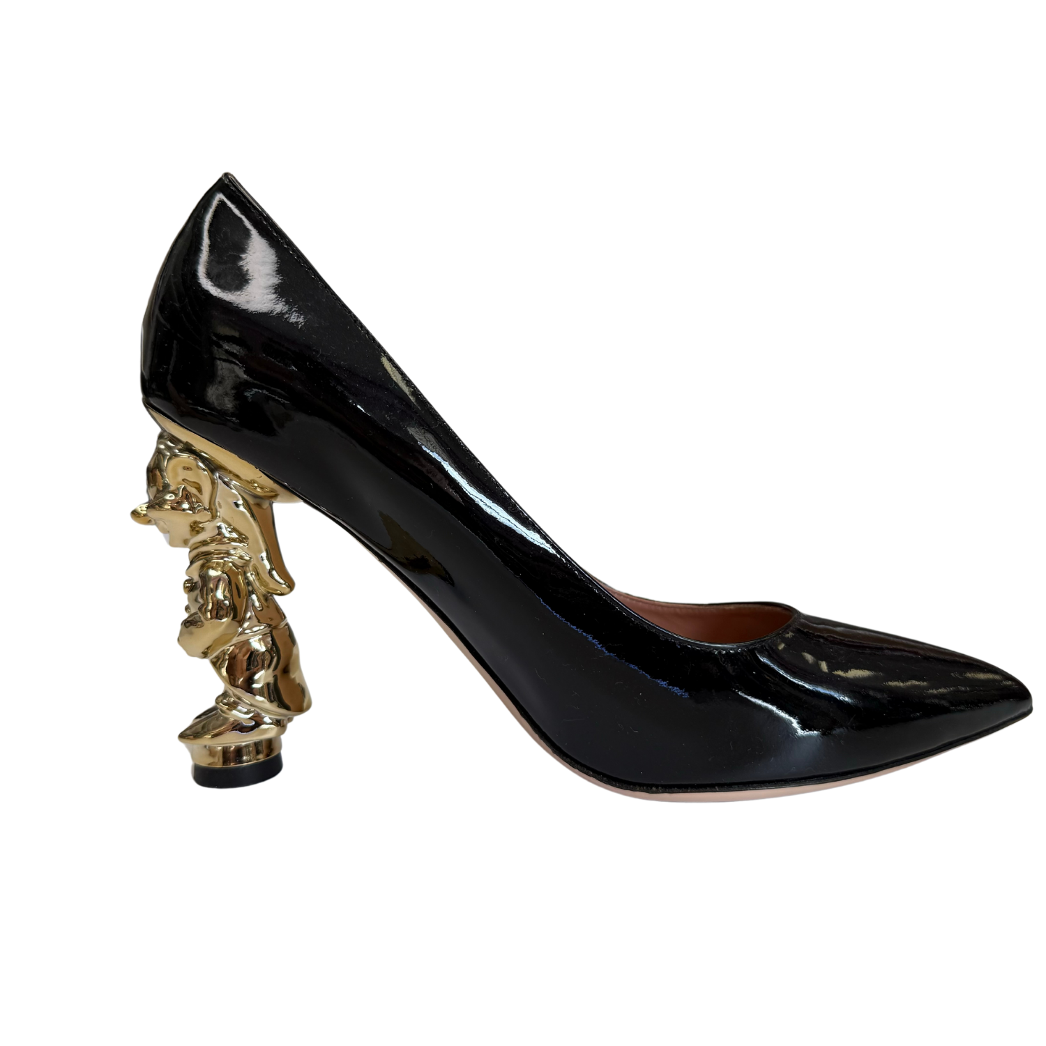 Valentino Snow White Collection Disney Pointed Toe Pumps Black