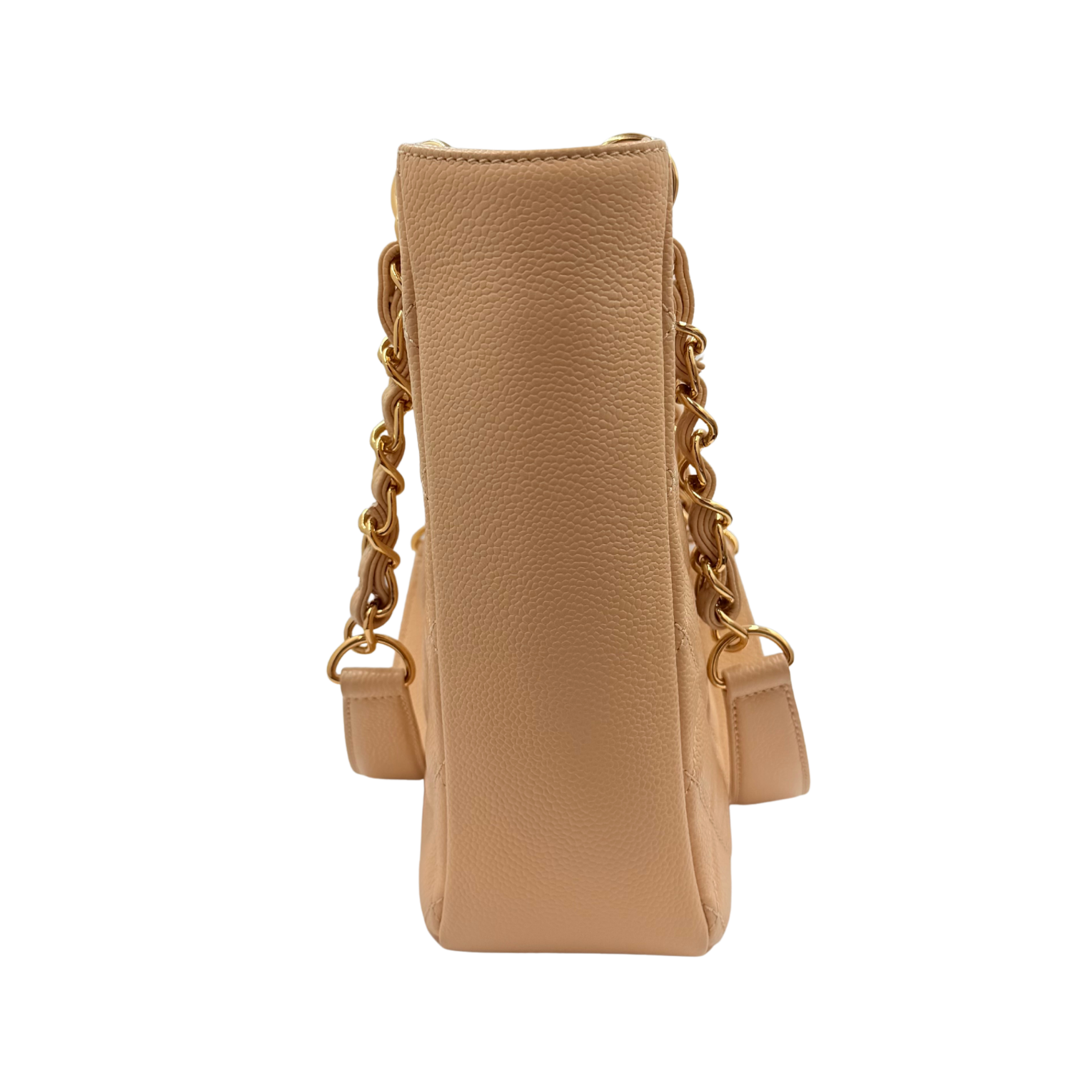 Chanel Petite Shopping Tote Beige