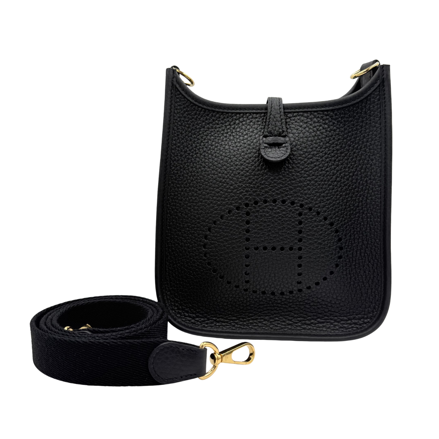 Hermès Evelyne TPM III 29 Black Gold Hardware