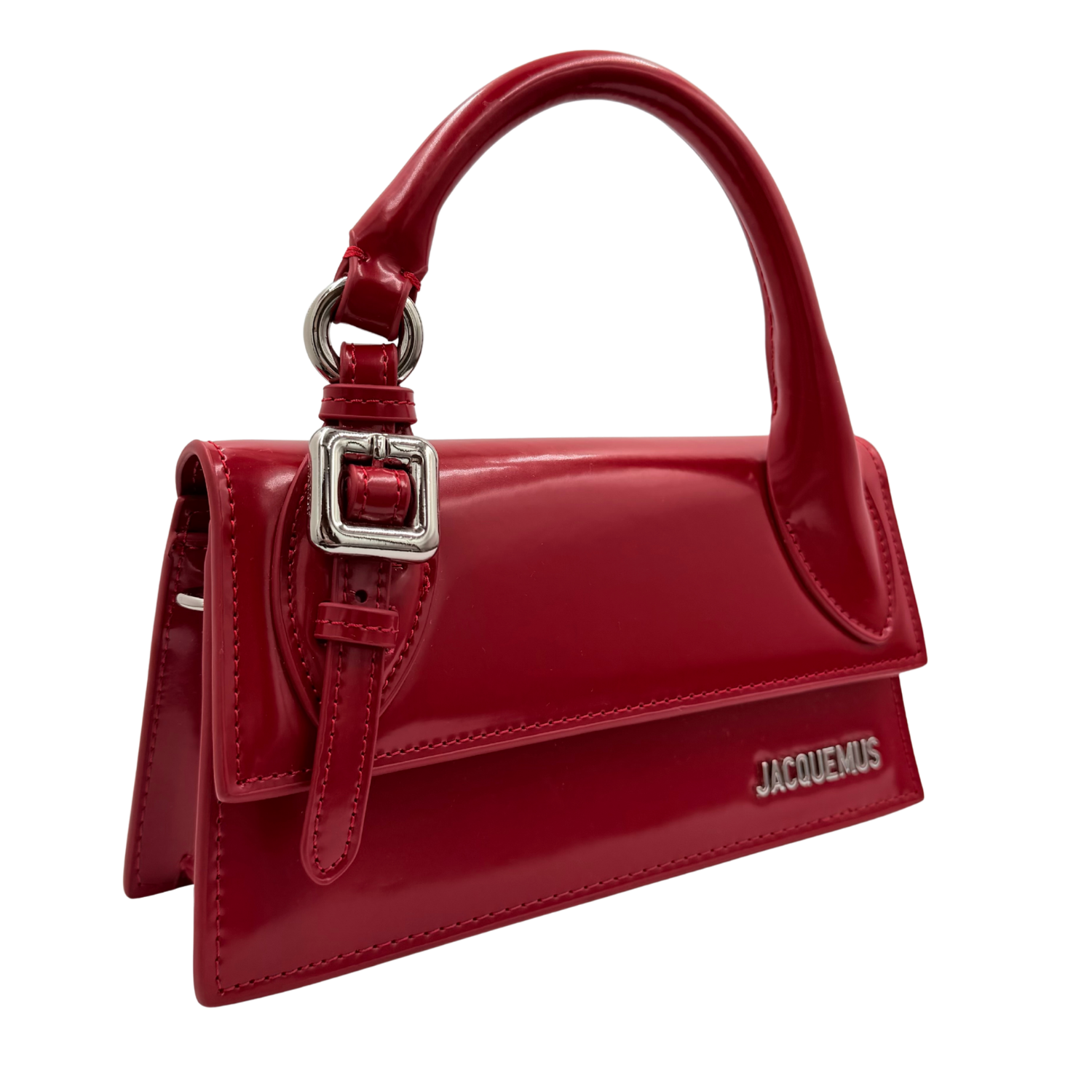 Jacquemus Le Chiquito Long Boucle Red