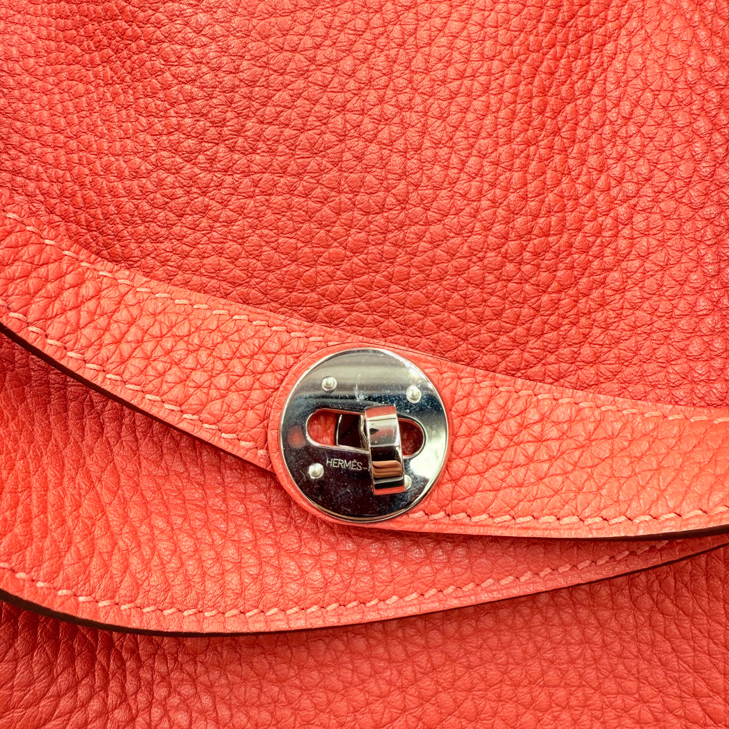 Hermès Clemence Lindy 34 Rose Jaipur