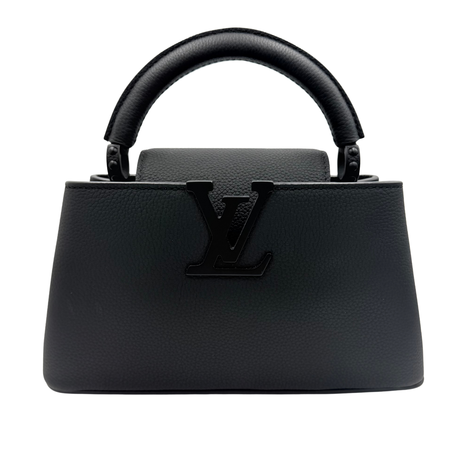 Louis Vuitton Limited Edition Mini Matte Taurillon Black Out Capucine