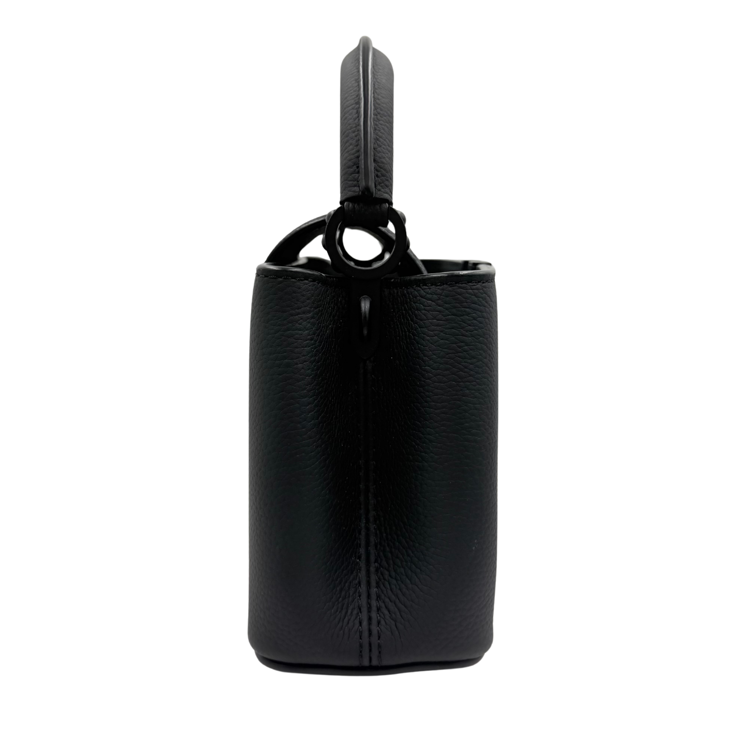 Louis Vuitton Limited Edition Mini Matte Taurillon Black Out Capucine