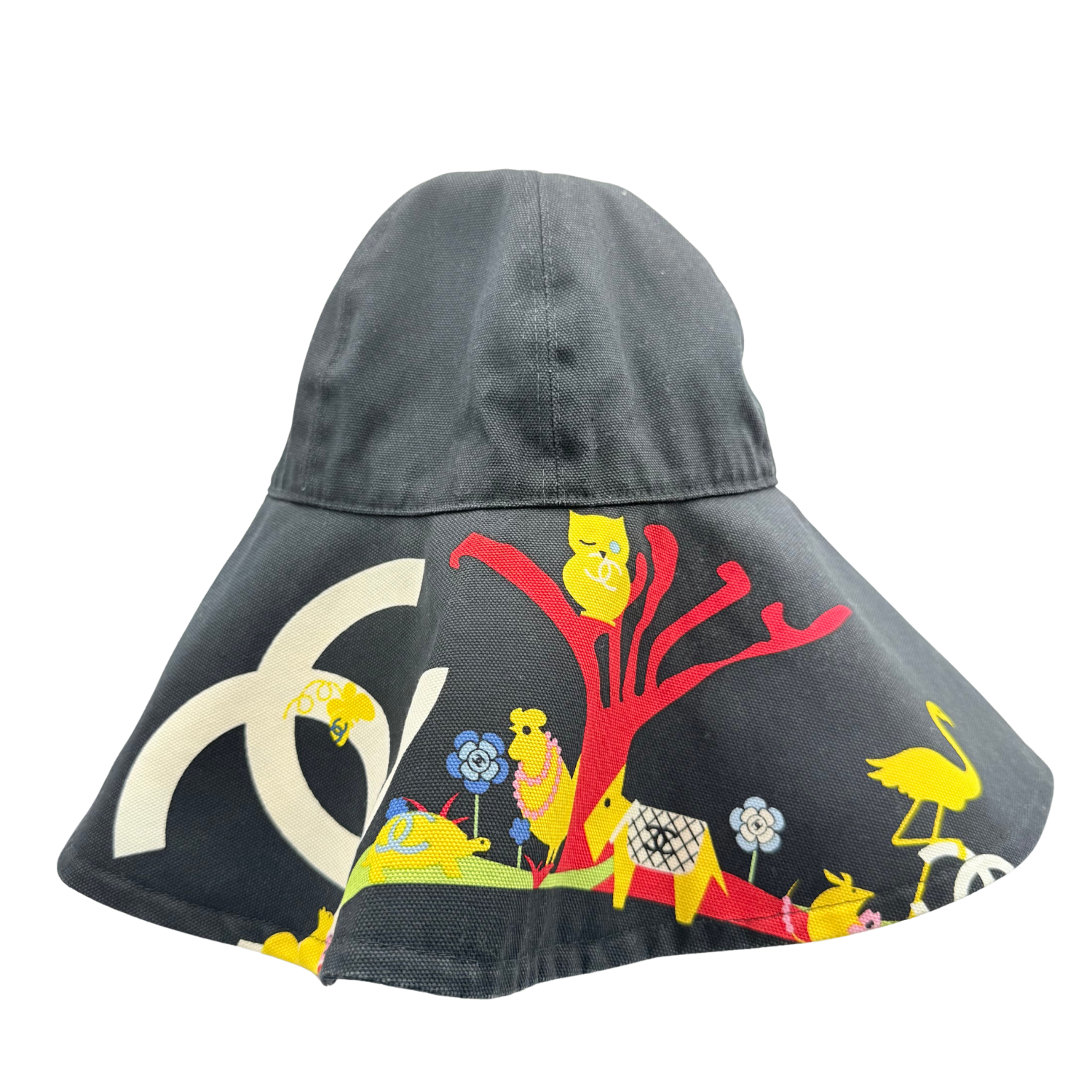 Chanel Wide Brimmed Floppy Animal Theme Hat