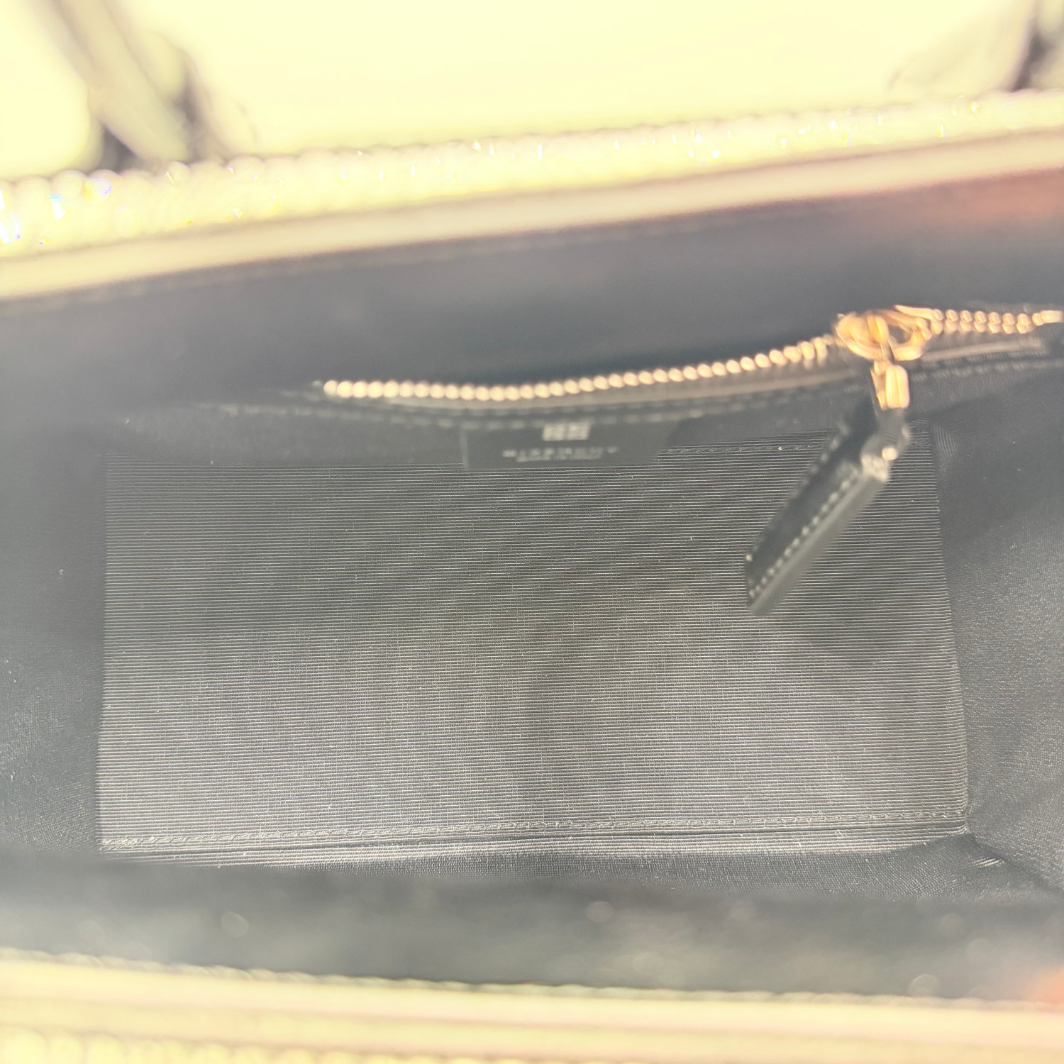 Mini Antigona Crystal Embellished Bag Black