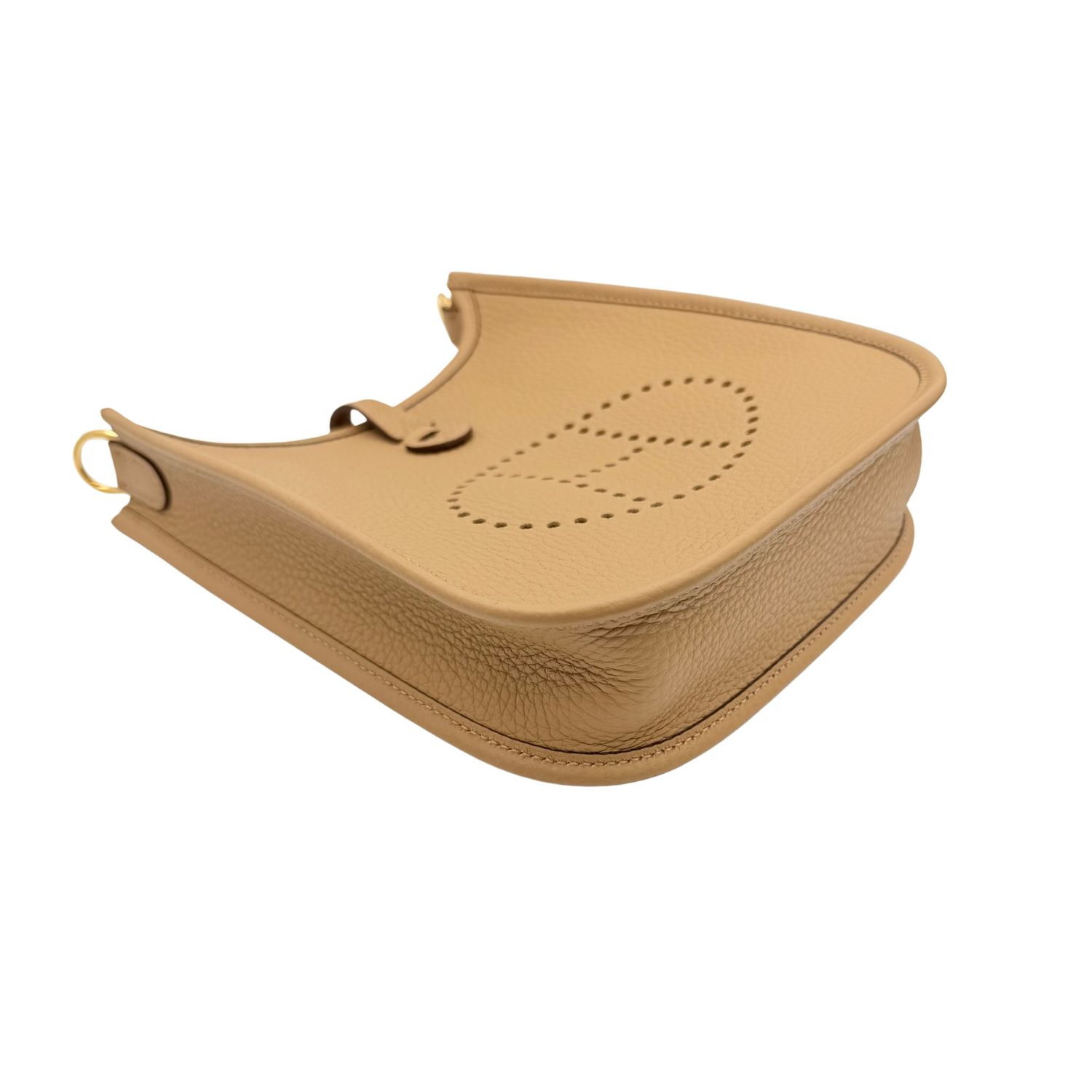 Hermès Clemence Evelyne II TPM 16 Biscuit Gold Hardware