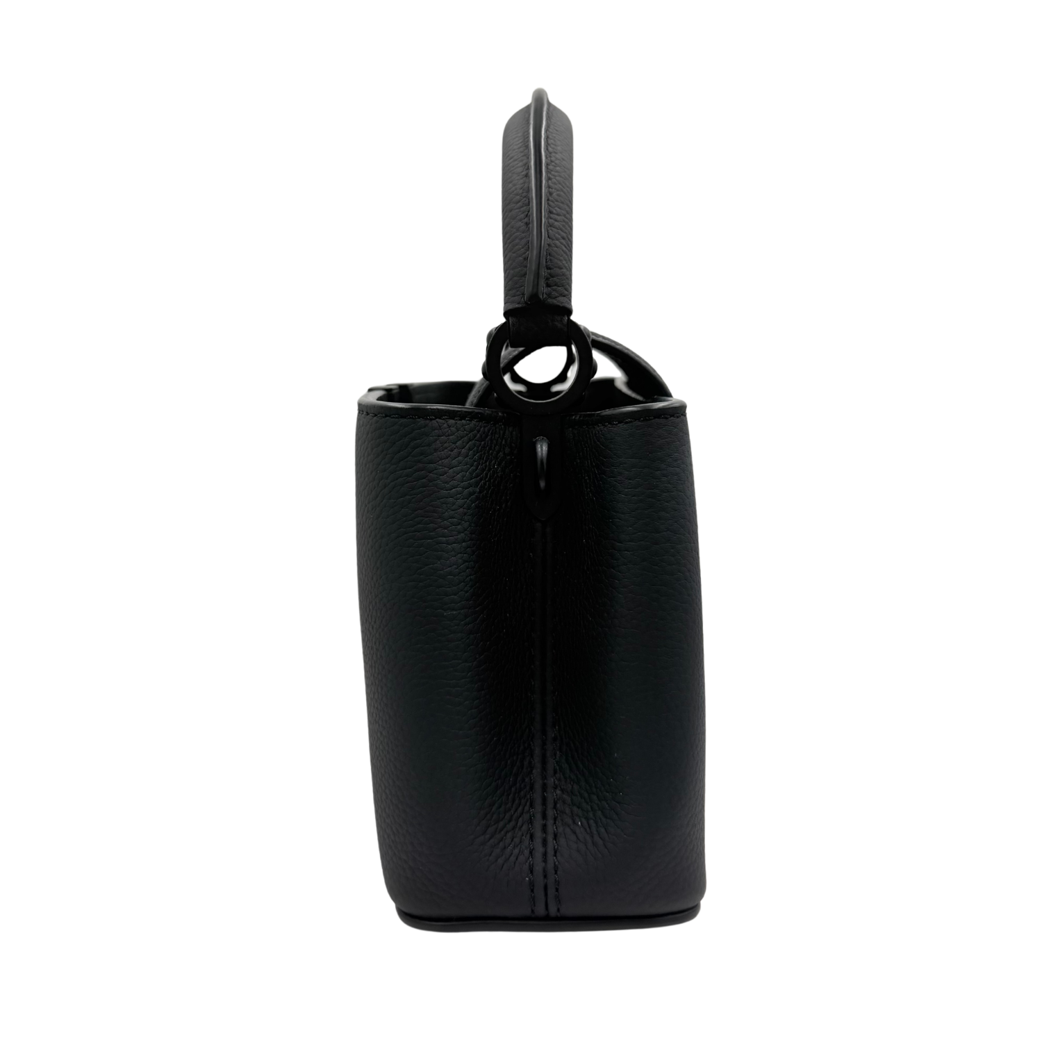 Louis Vuitton Limited Edition Mini Matte Taurillon Black Out Capucine