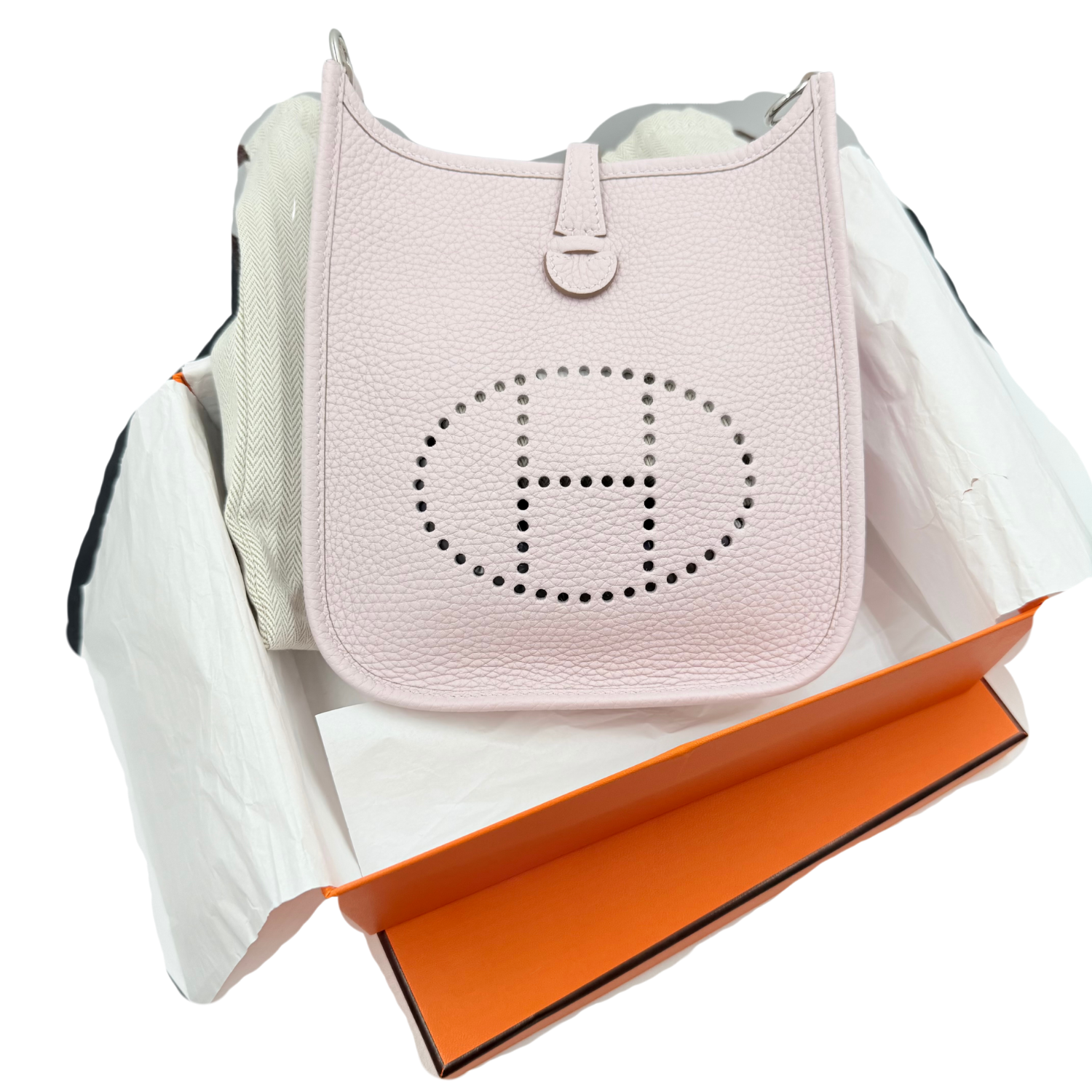 Hermès Evelyne TPM 16 Amazone Bag Mauve Sylvestre