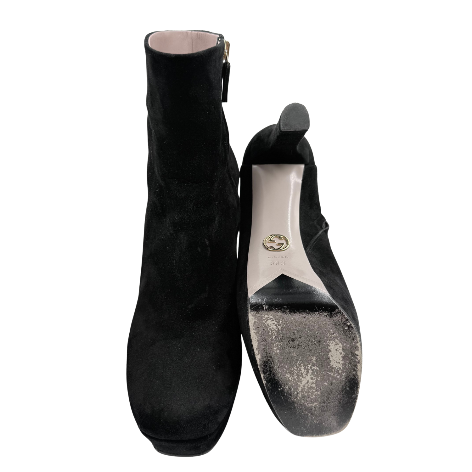 Gucci Suede Boots Black