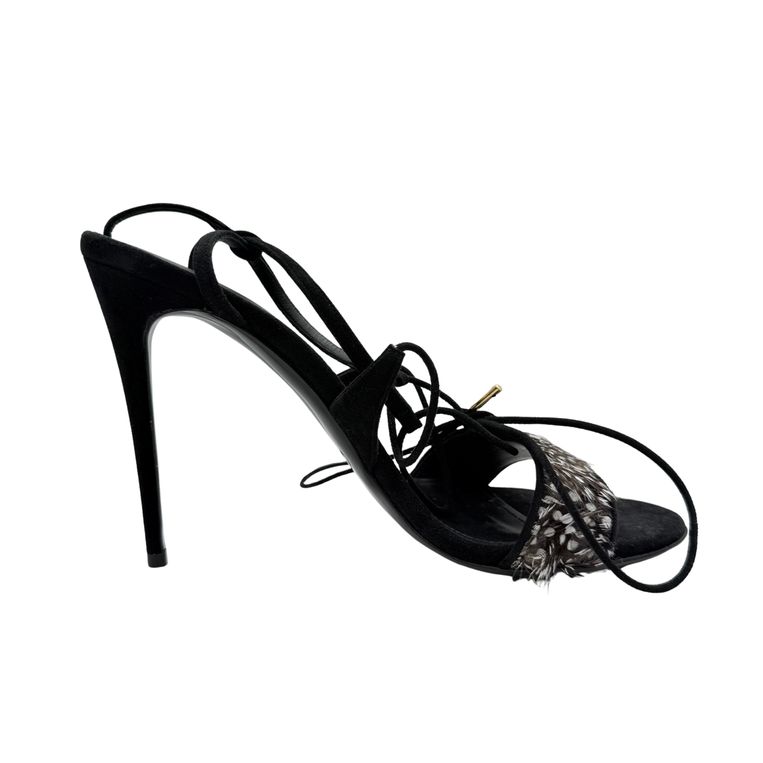 Ferragamo Lace Up Pumps Black