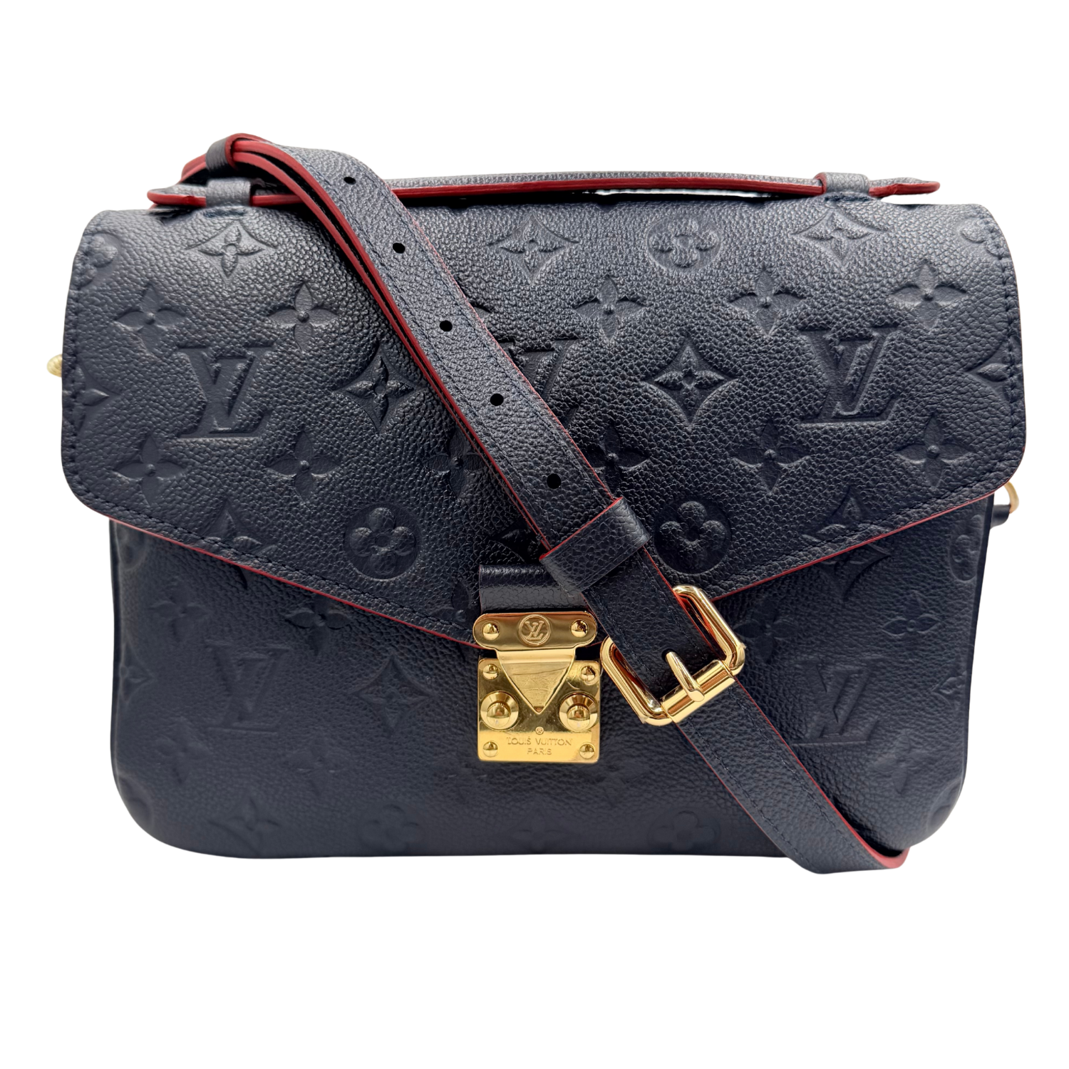 Louis Vuitton Empreinte Pochette Metis Marine Rouge