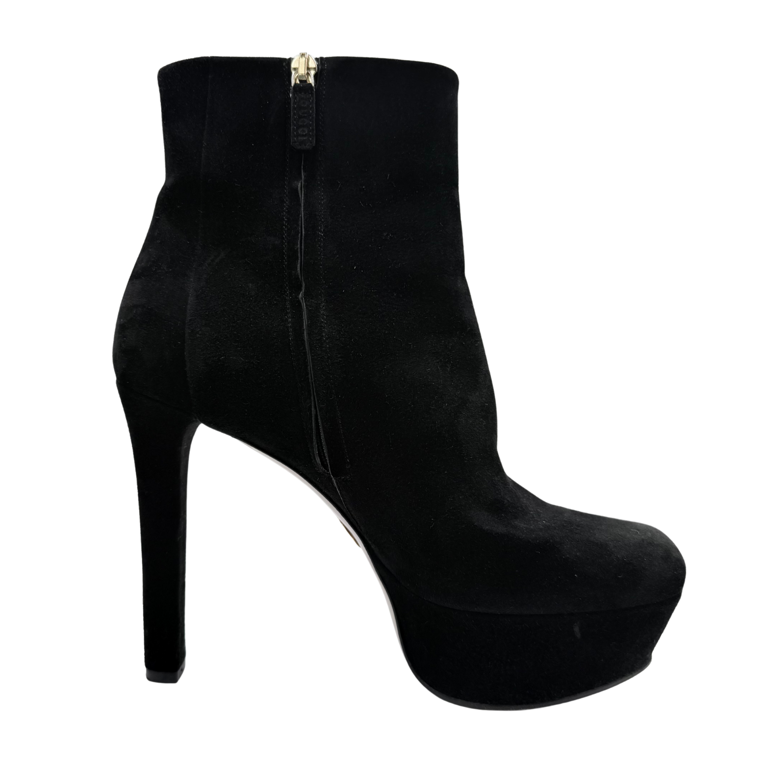 Gucci Suede Boots Black