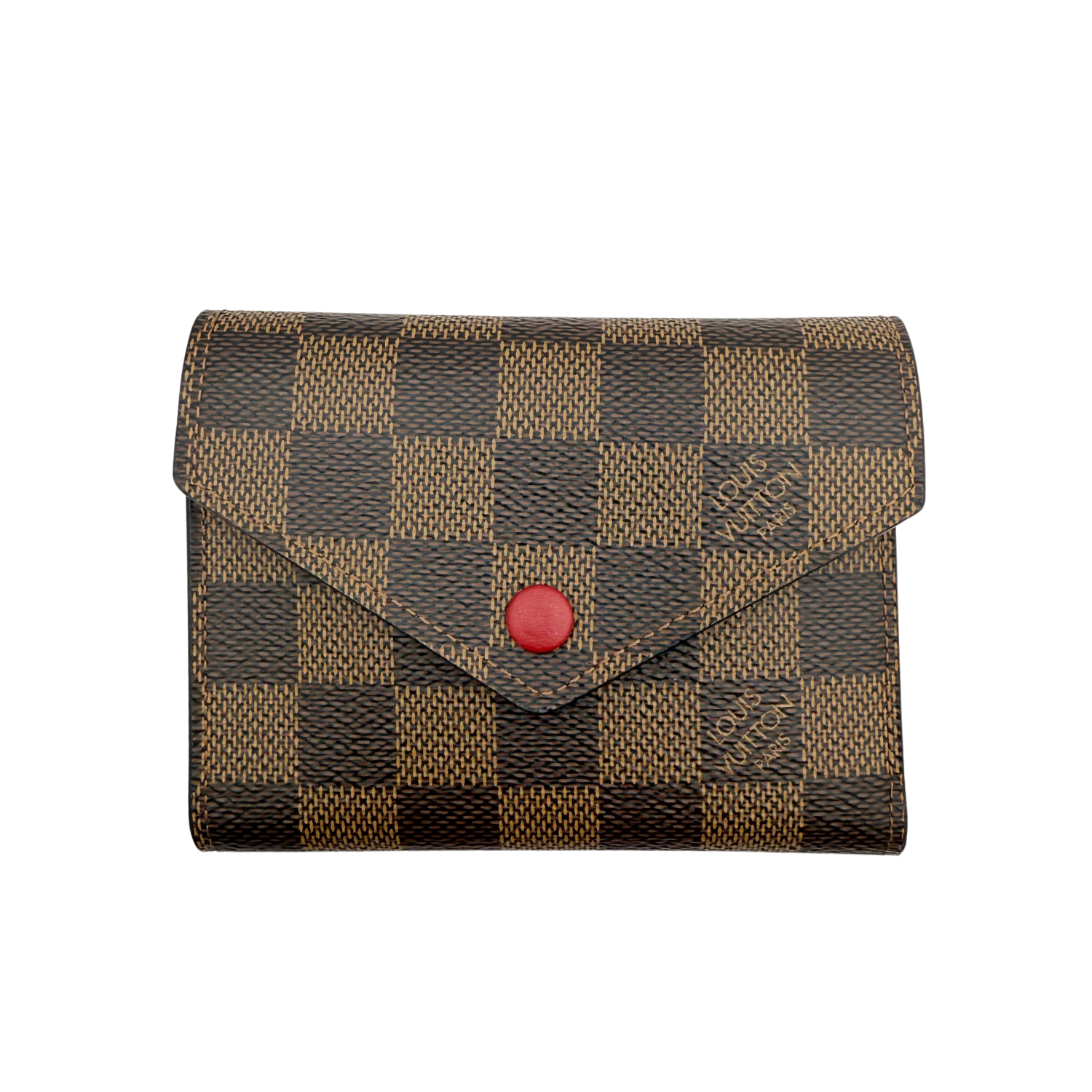 Louis Vuitton Damier Ebene Pattern Victorine Wallet