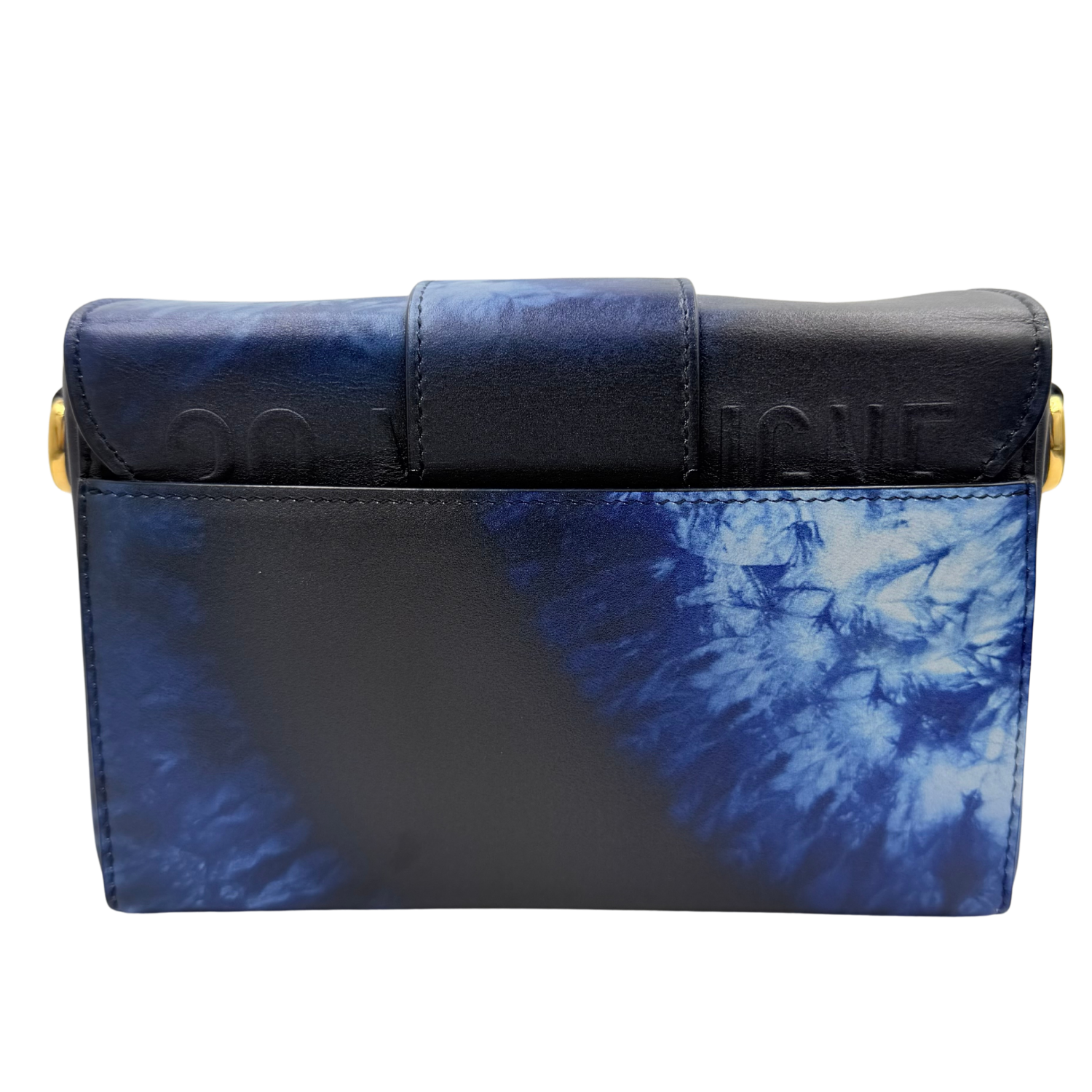 Christian Dior Micro Leather 30 Montaigne Tie-Dye Blue