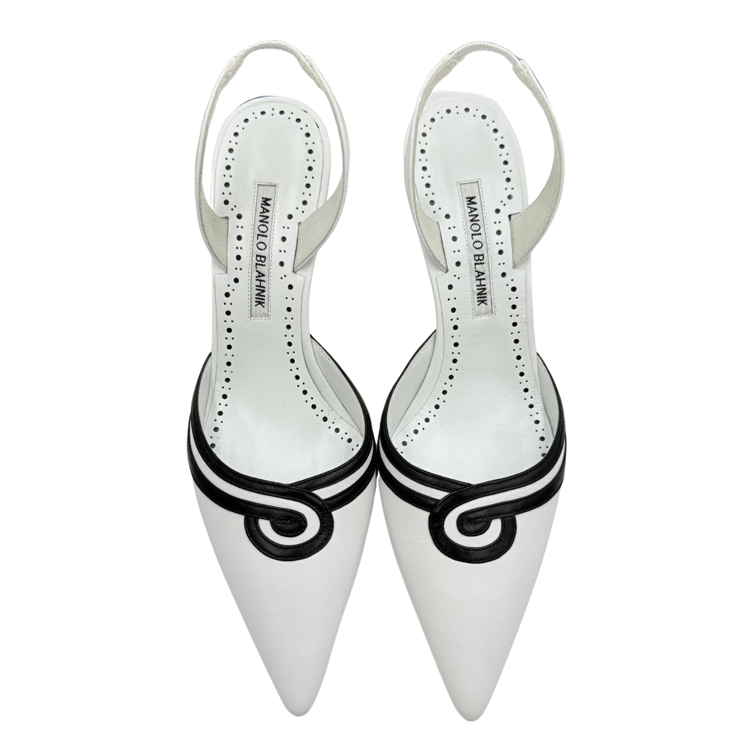Manolo Blahnik 70mm Chongasli Gala Slingback Pumps