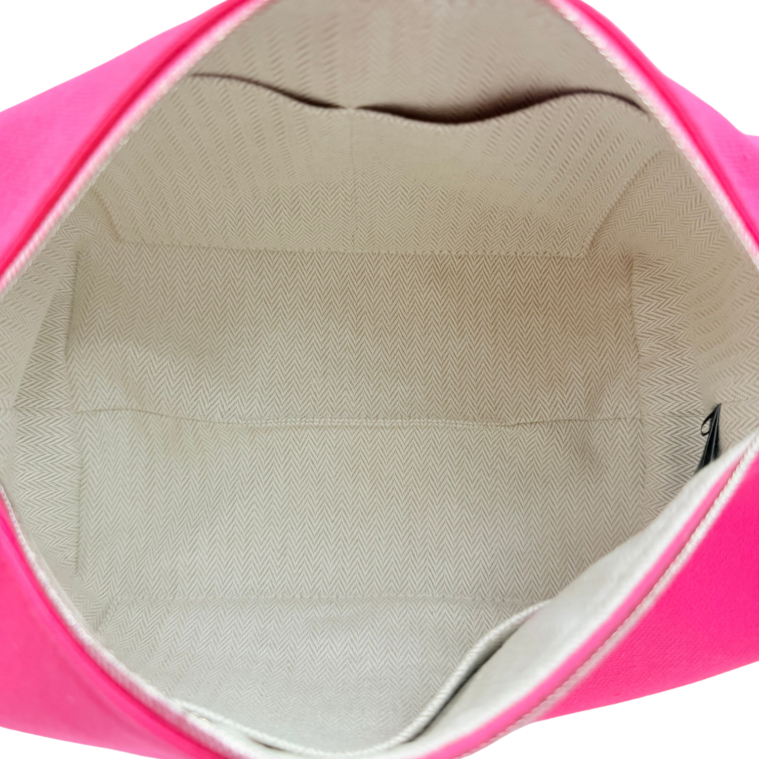 Hermès Small Canvas Bride-A-Brac Pouch Hibiscus