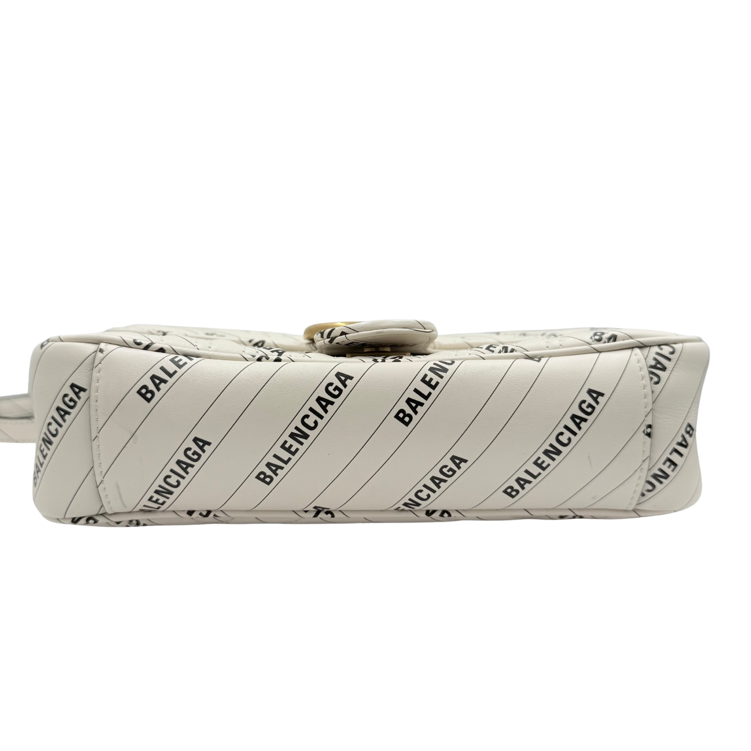 Gucci x Balenciaga Small The Hacker Project GG Marmont Bag White